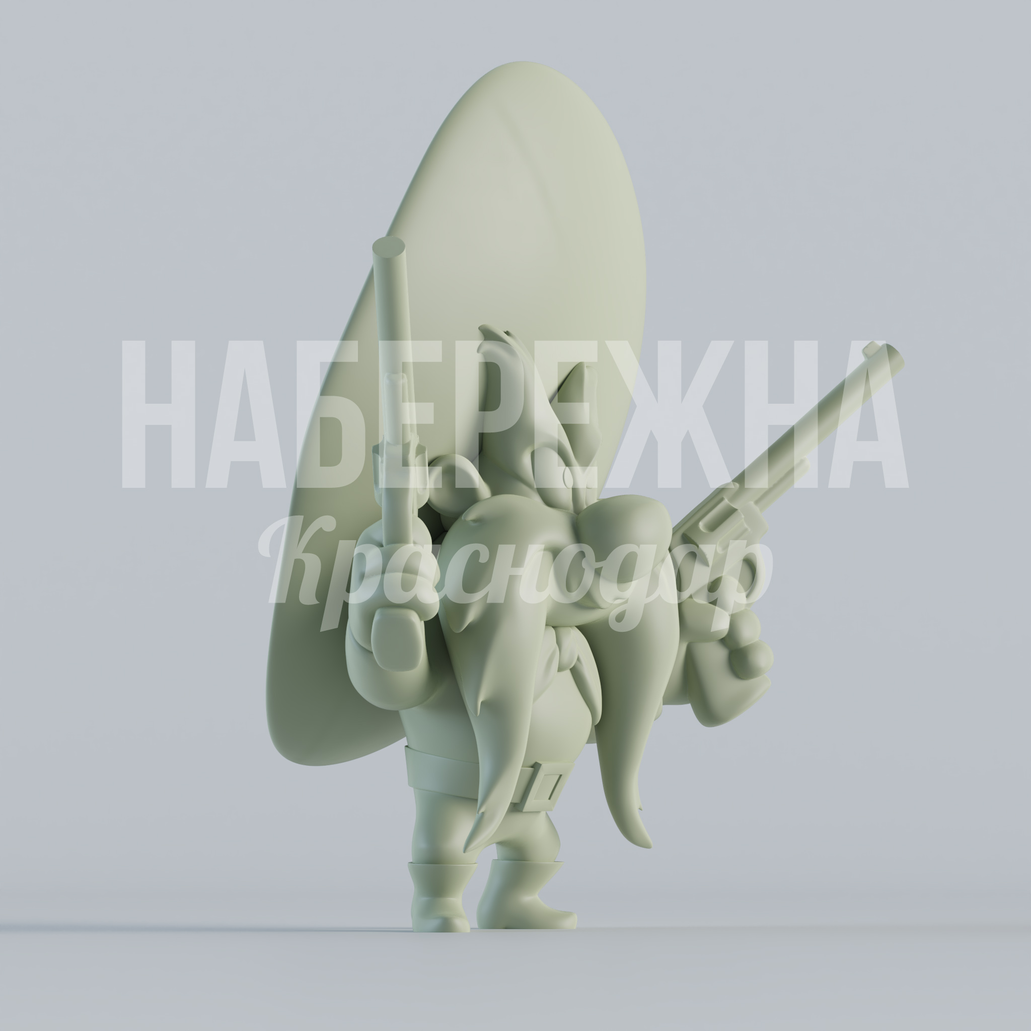 Йоземит Сэм - купить, 450x940x900 мм, Стеклопластик