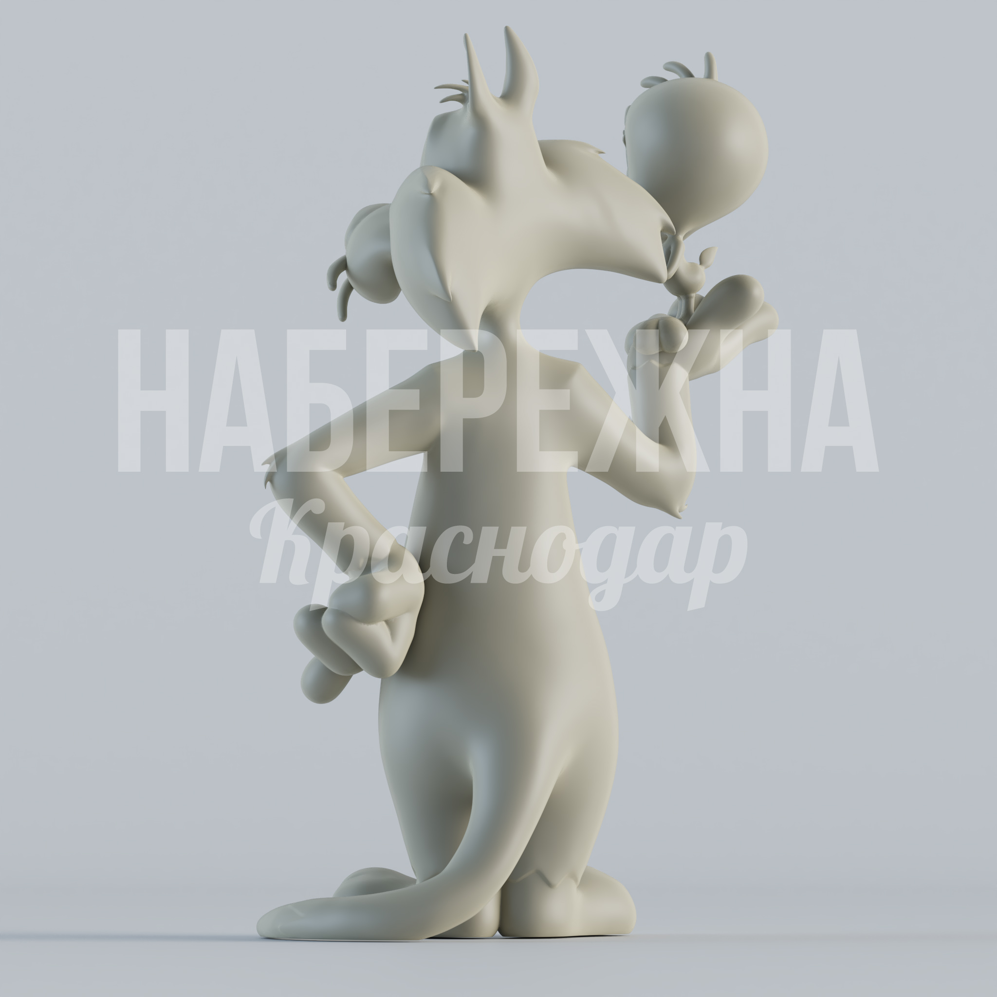 Кот Сильвестр и Твити - заказать, Персонажи, Стеклопластик