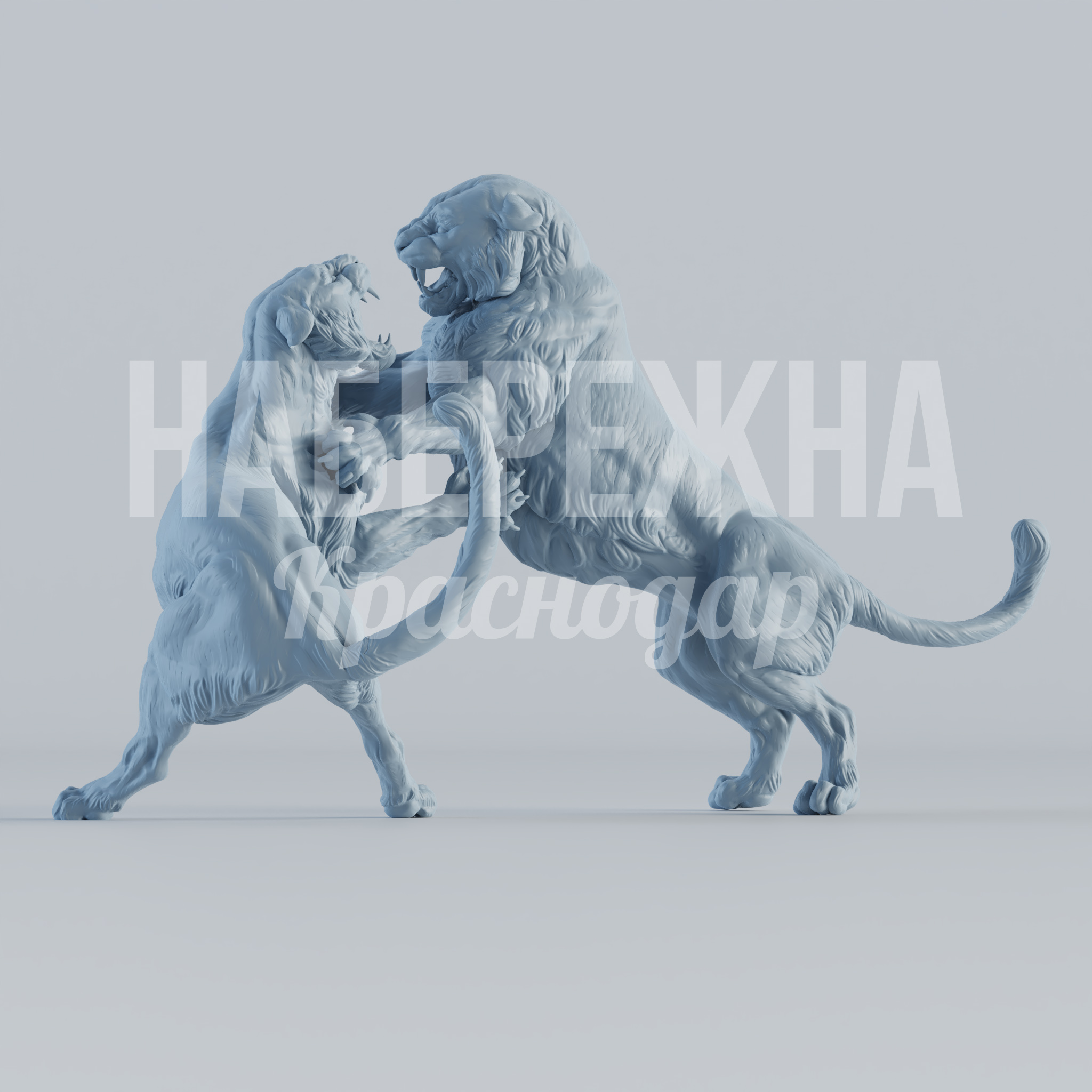 Тигры Oodåap - заказать, Животные, Стеклопластик