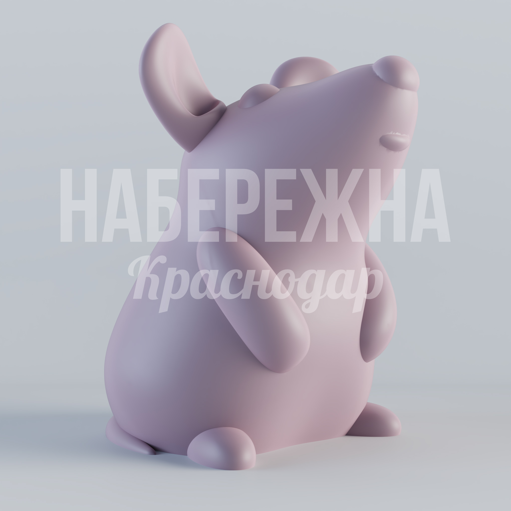 Мышка Fechiemca - купить, 5300x440x6000 мм, Стеклопластик