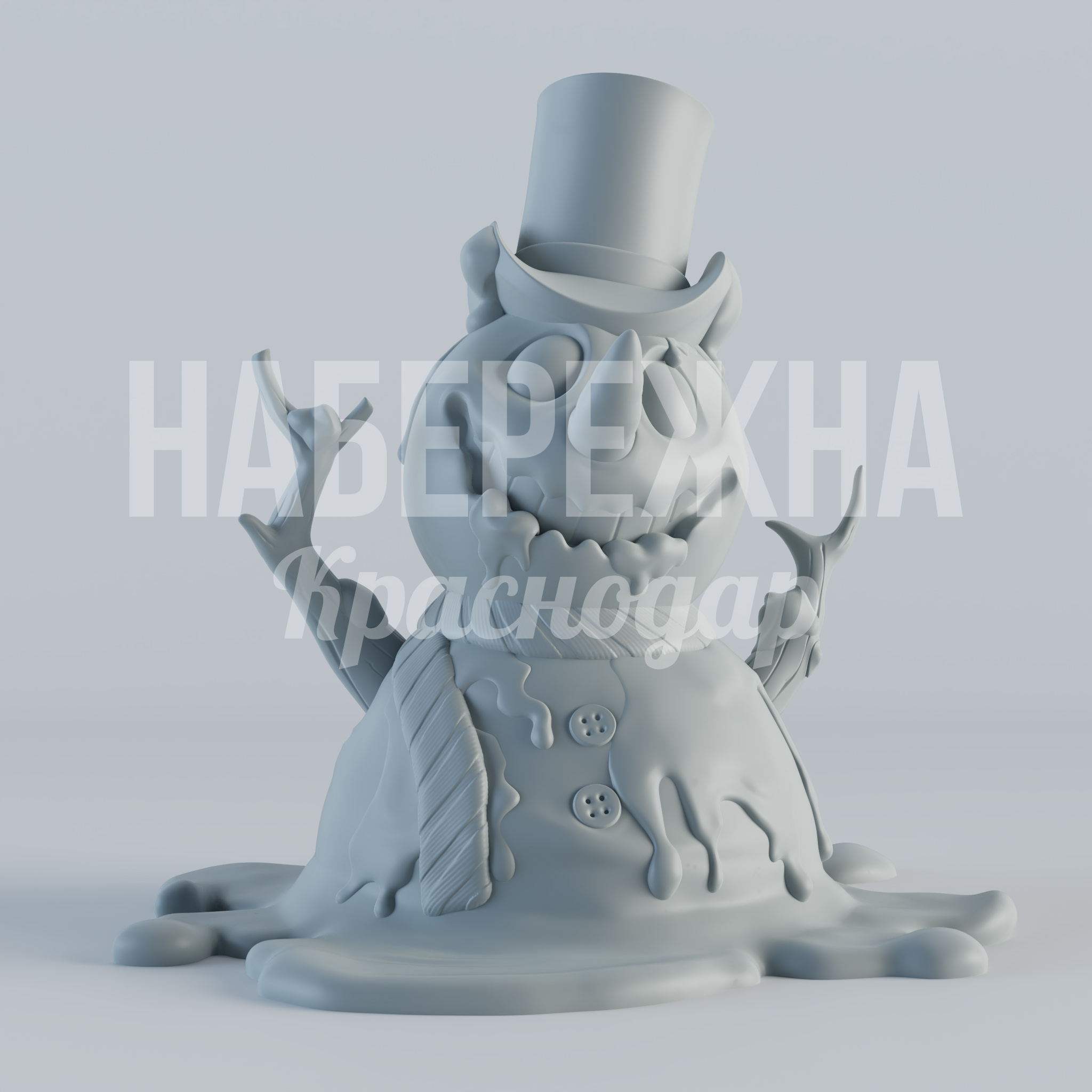 Стеклопластиковая фигура снеговик Geveem 1560x1660x1660 мм. STF-24.093 Декоративная фигура снеговика высотой 1,66 м. Композитный материал выдерживает морозы и УФ-излучение круглый год.