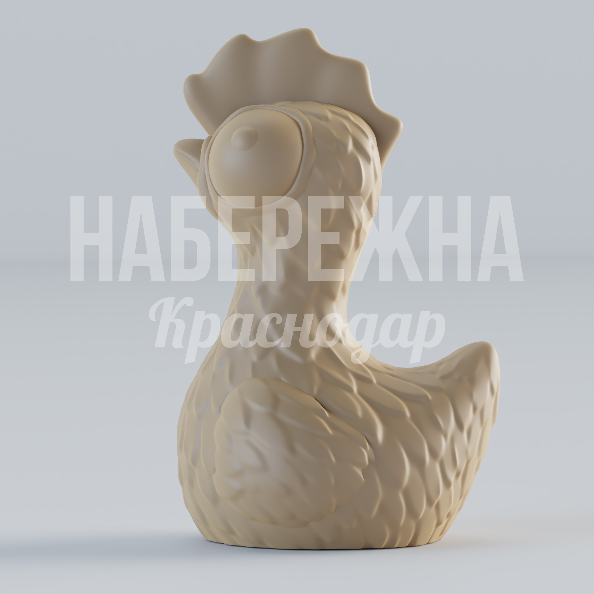 Цыпленок Oyuri - заказать, Персонажи, Стеклопластик