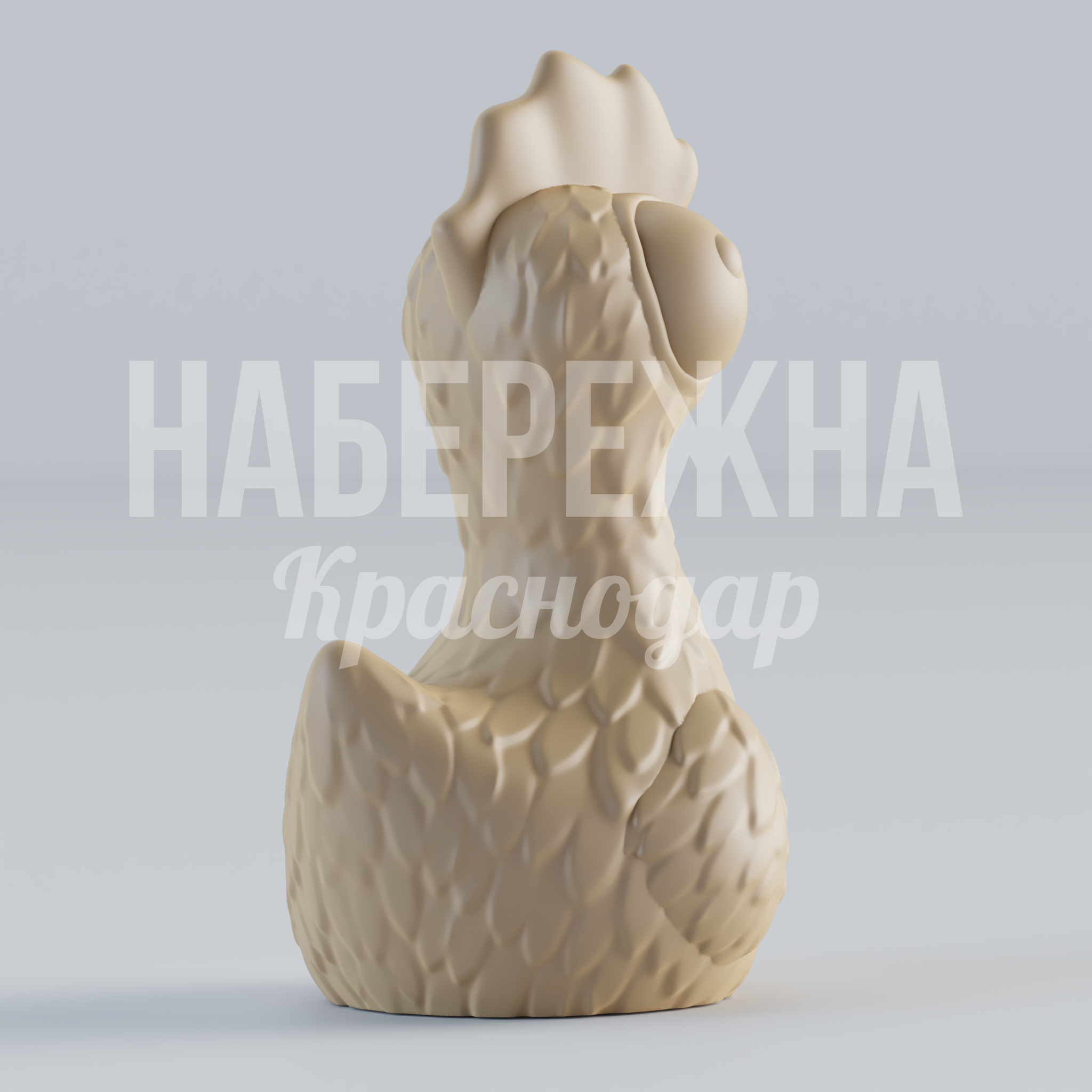 Цыпленок Oyuri - купить, 400x480x750 мм, Стеклопластик