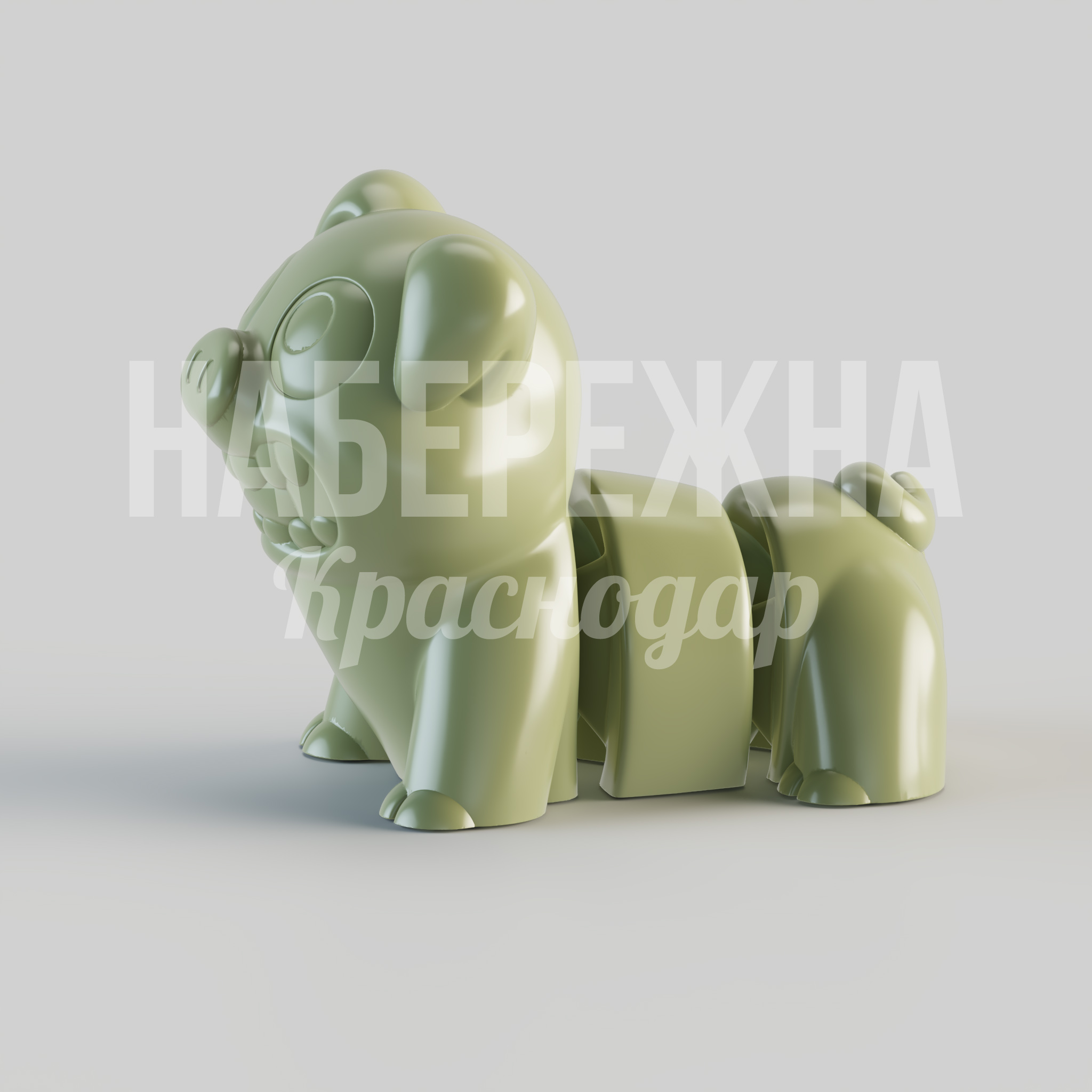 Свинка Pippa - купить, 400x250x300 мм, Стеклопластик