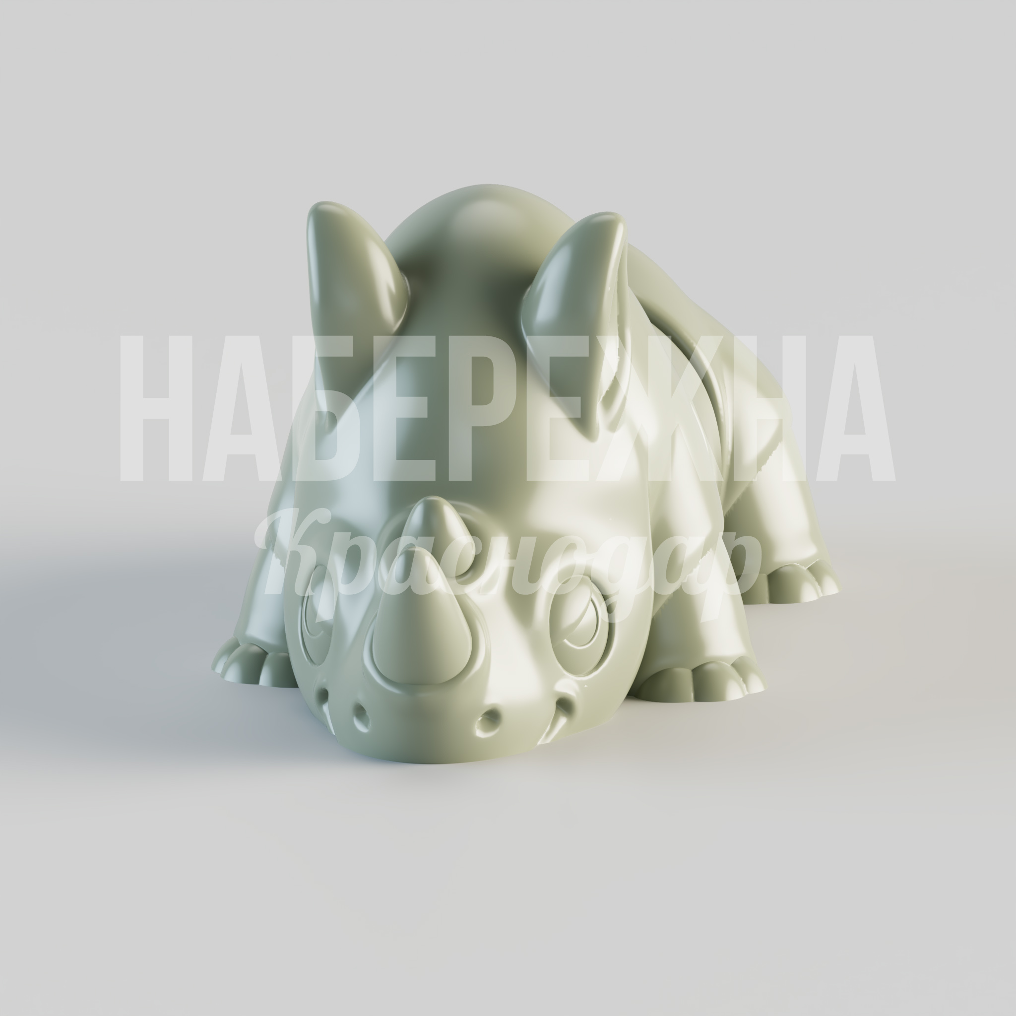 Носорог Namga - купить, 1400x666x600 мм, Стеклопластик