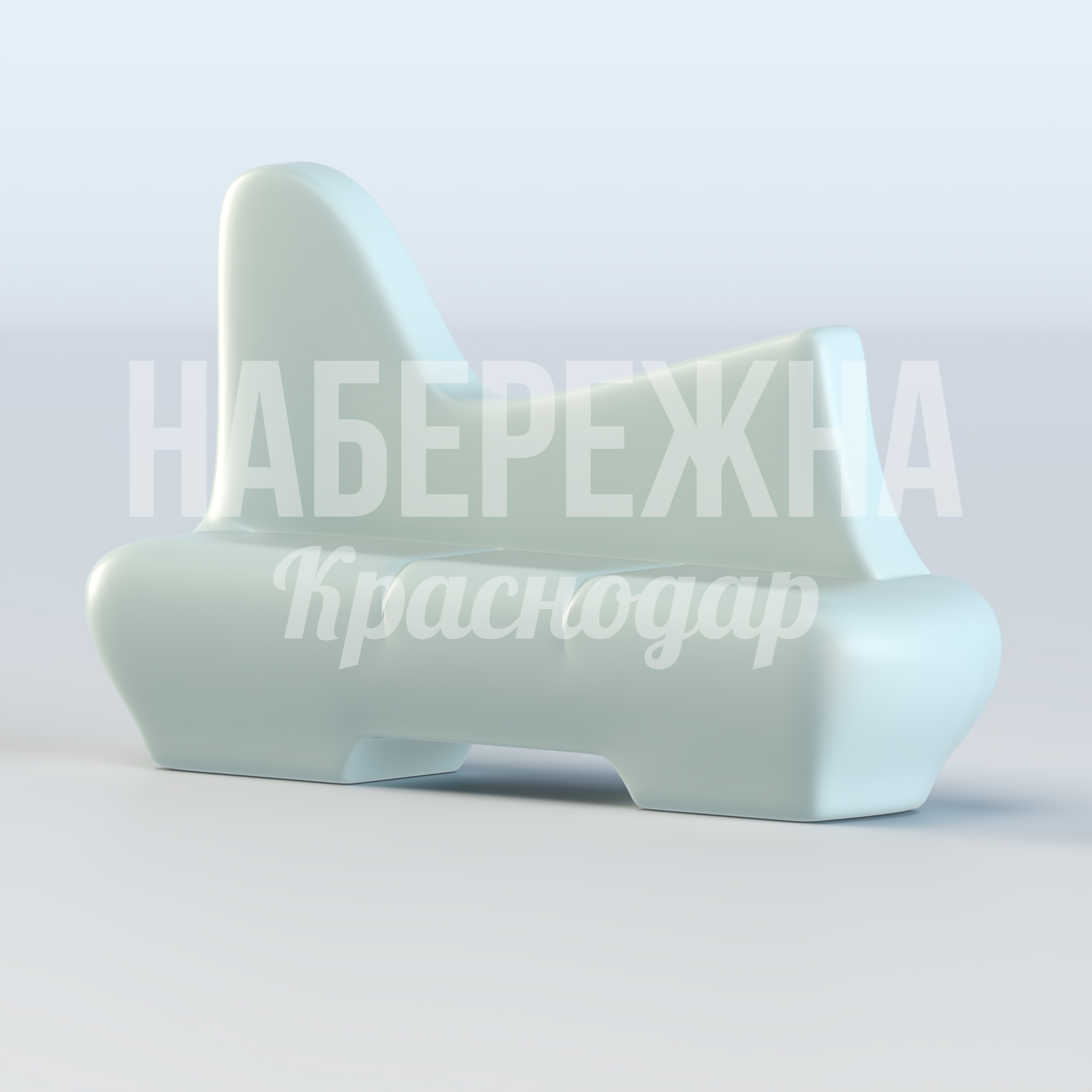 Диван Melti Niipla — купить, STM-22.013 | Набережна Диван Melti Niipla - купить, 670x2450x1400 мм, Стеклопластик