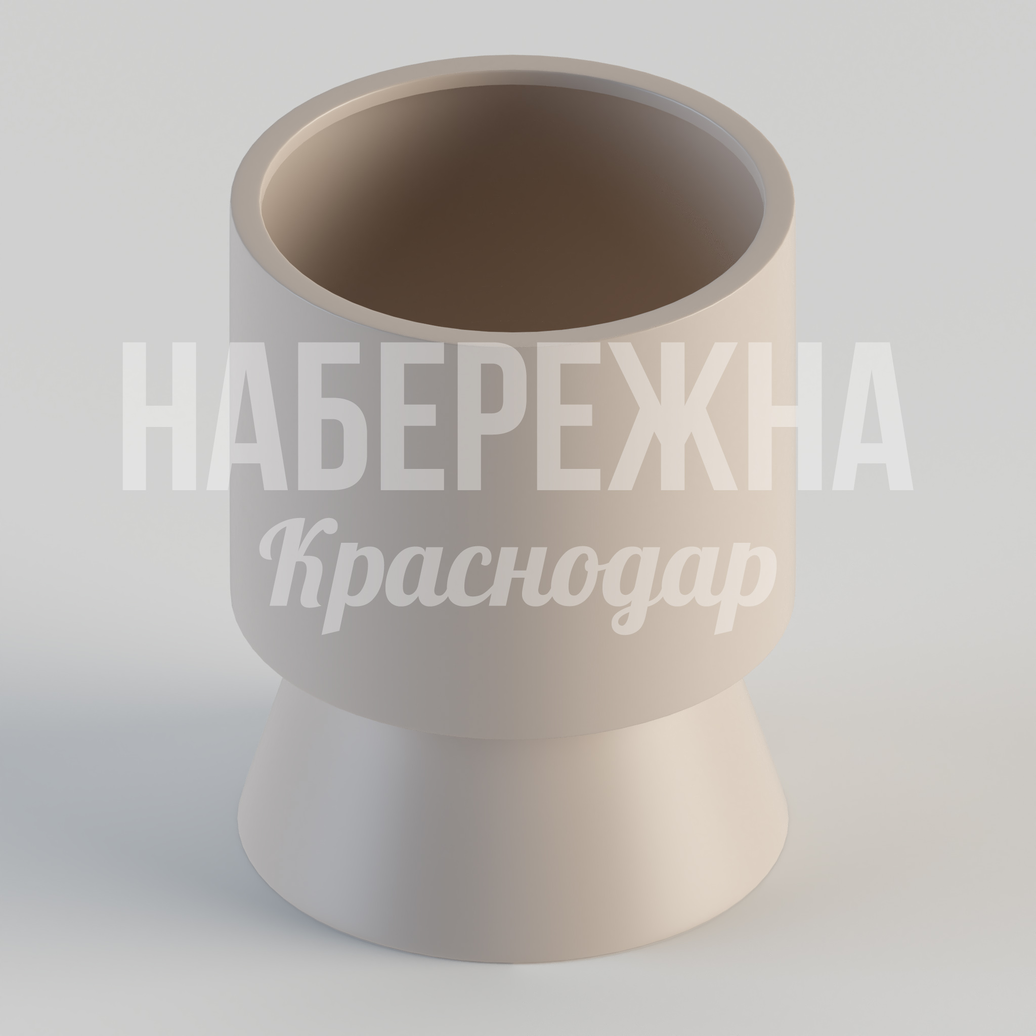 Вазон Kufyeen - заказать, Вазоны и цветочницы, Бетон