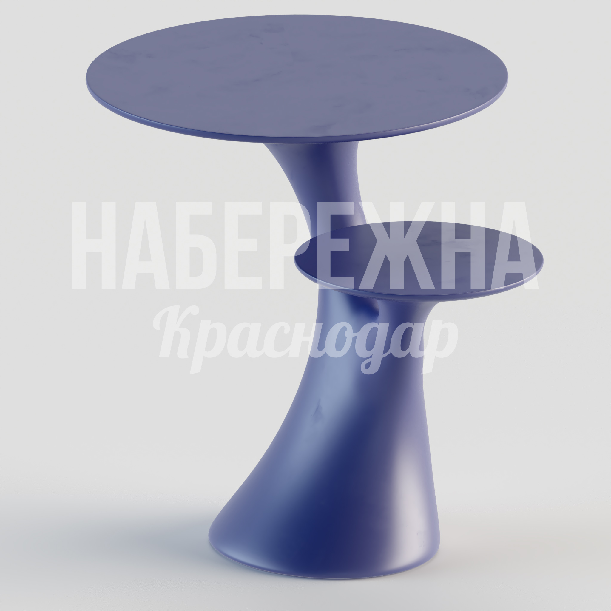 Столик Epcå 700x900x780 мм. STM-24.044 Столик с двухуровневой конструкцией для зон отдыха. Устойчив к осадкам и температурным перепадам круглый год.