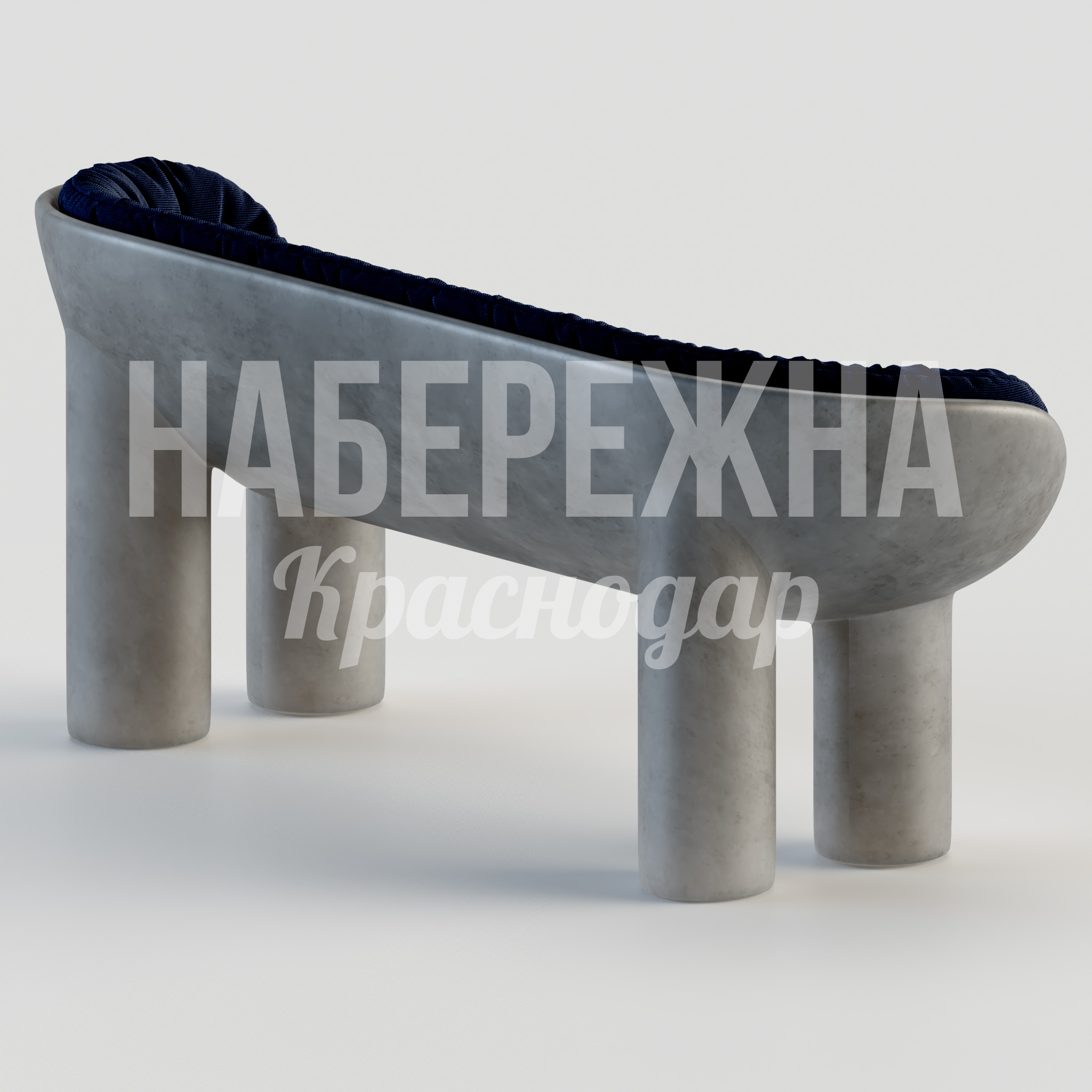 Диван Edgö - заказать, Диваны, Бетон