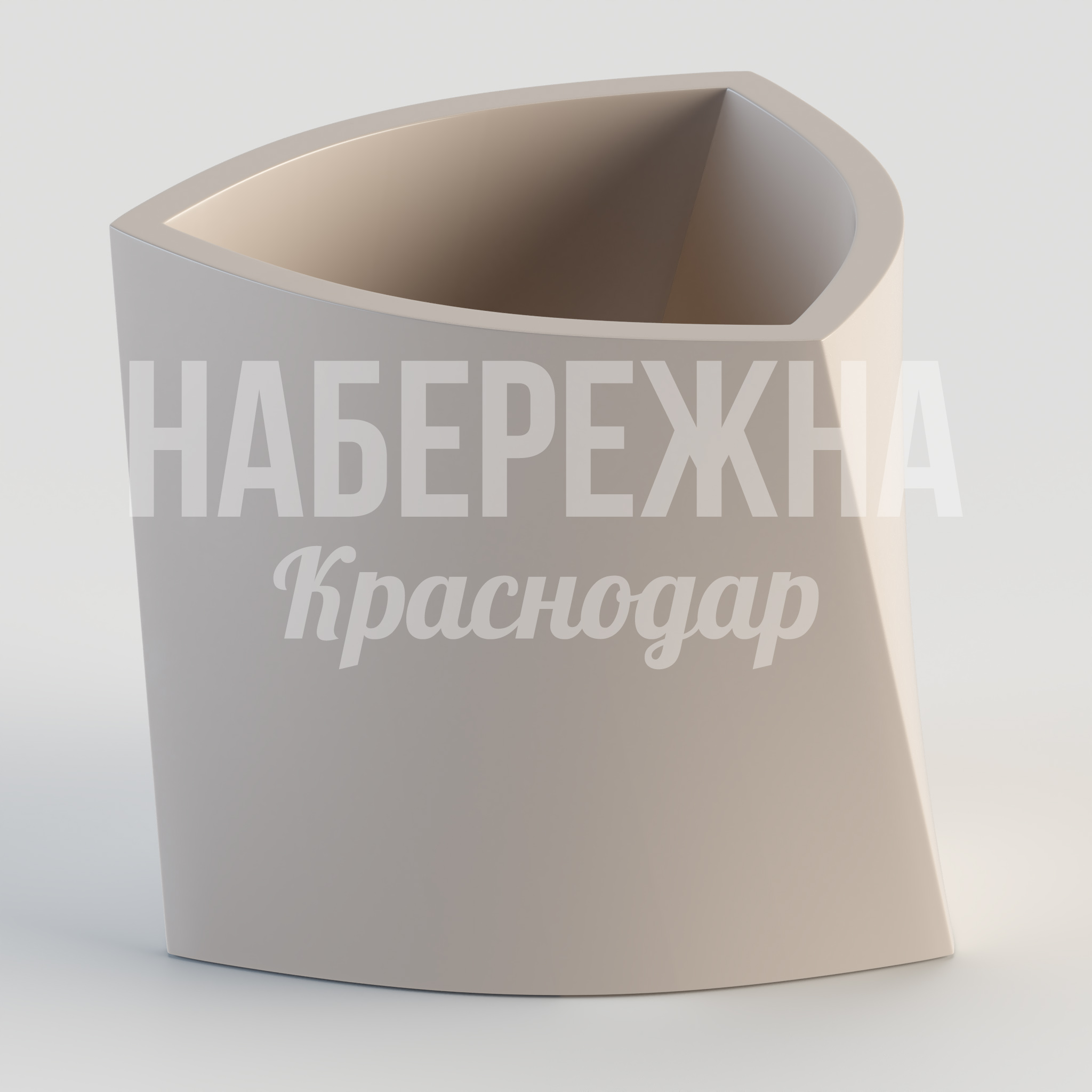 Вазон Eijhu 820x880x750 мм. STM-24.059 Вазон с плавными линиями корпуса из МПК. Устойчив к влаге и температурам, сохраняет цвет десятилетиями.