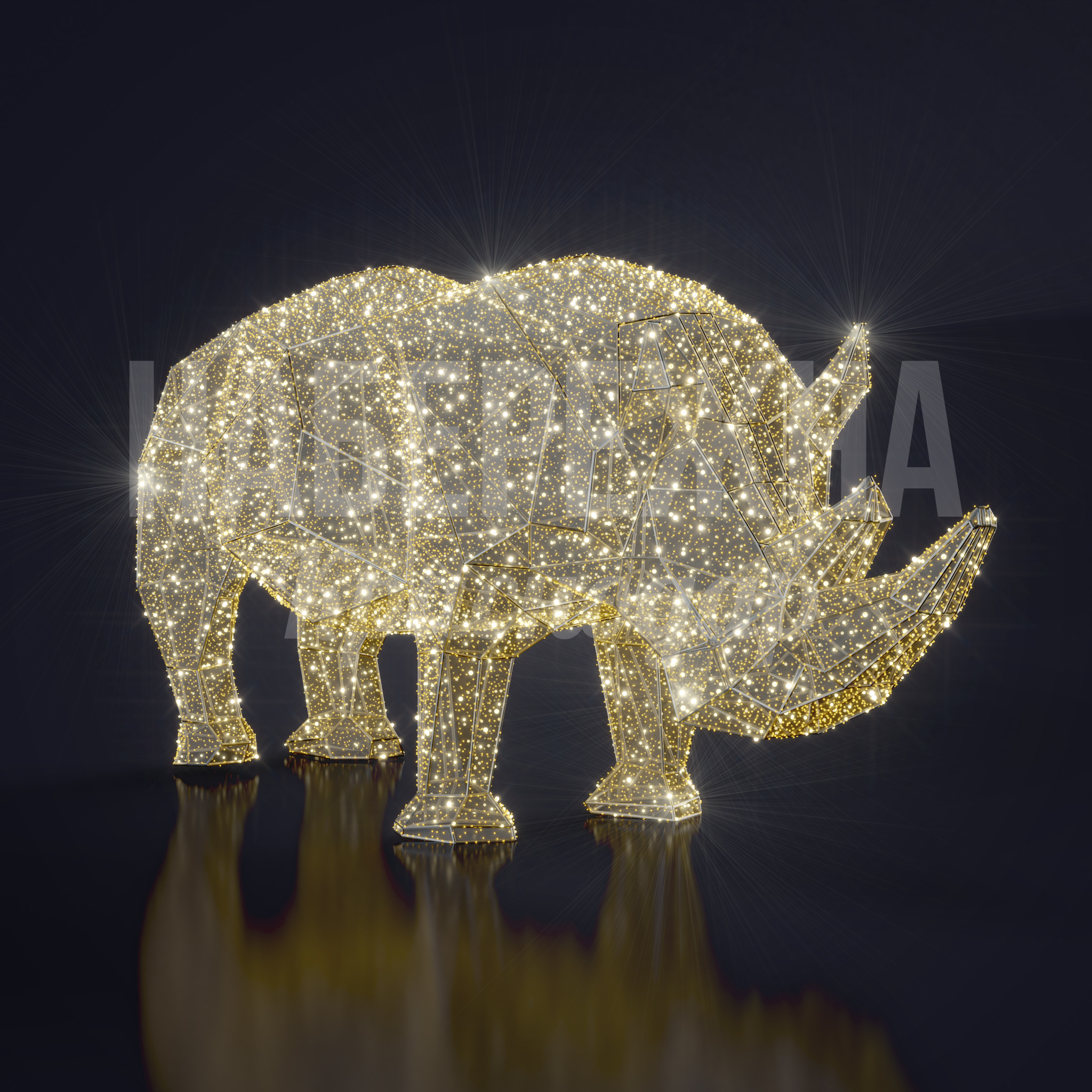 Сетодиодный носорог Hämär - фото 1