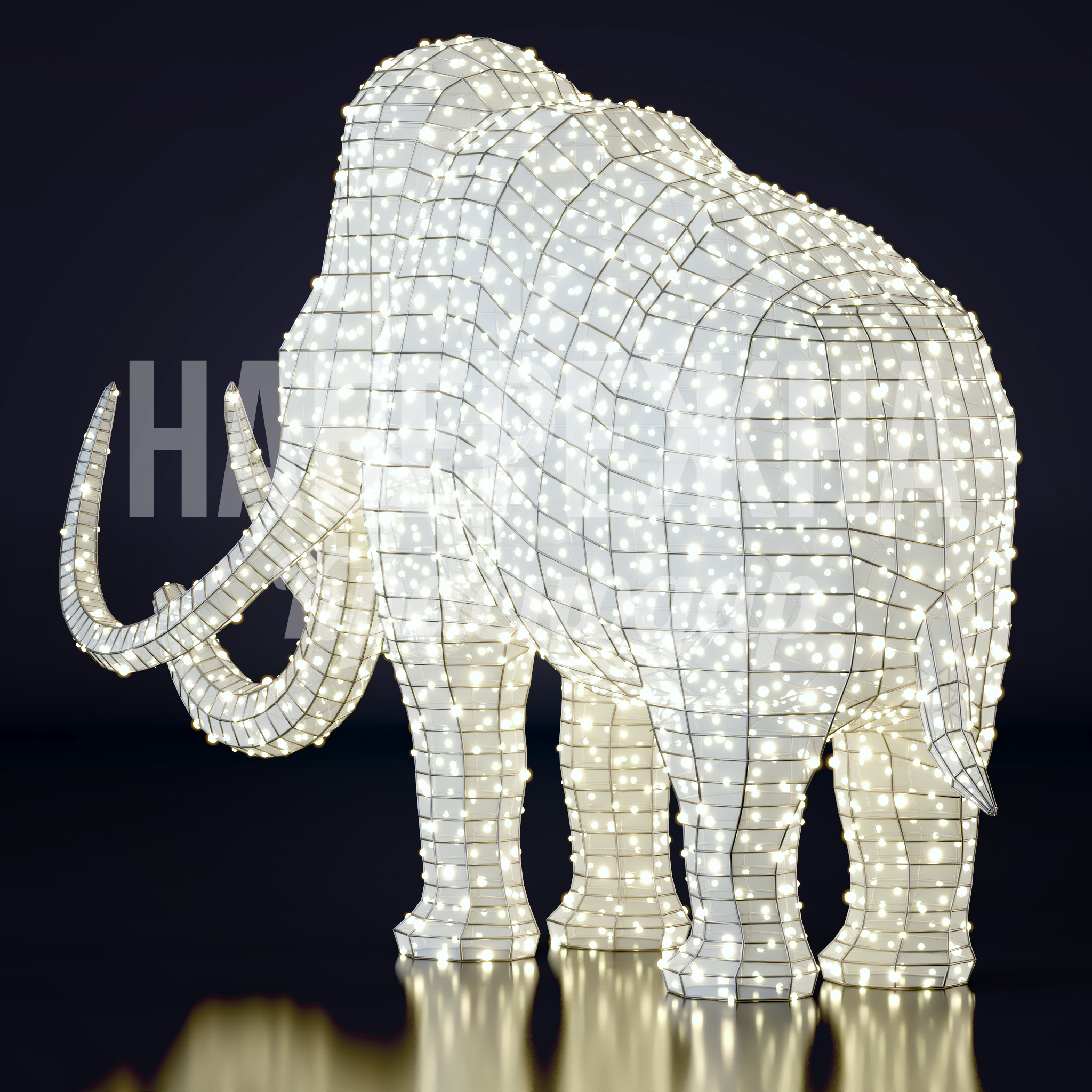 Мамонт Töofbek - купить, 900x3000x1900 мм, Металл, Подсветка