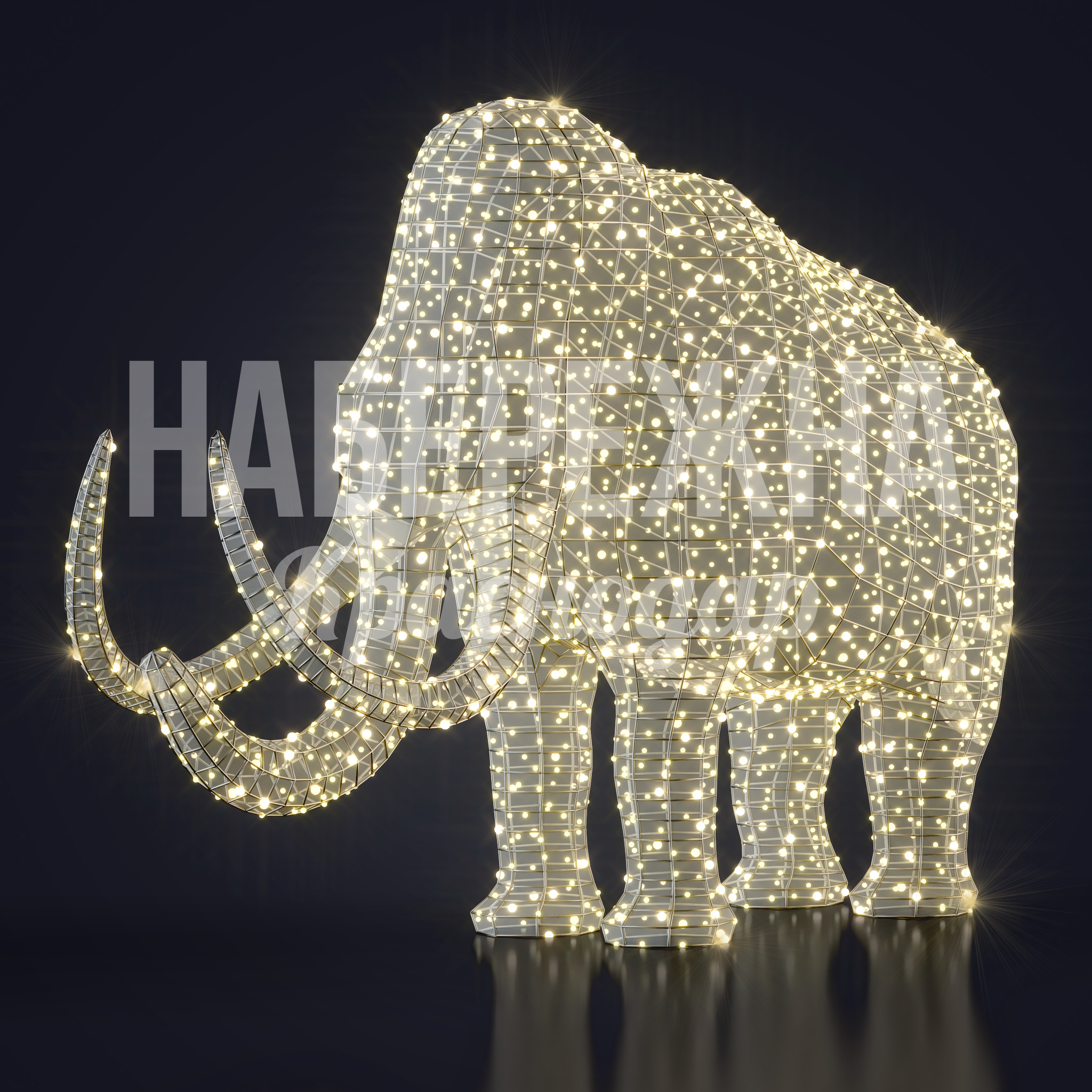 Мамонт Töofbek - заказать, Животные, Металл, Подсветка