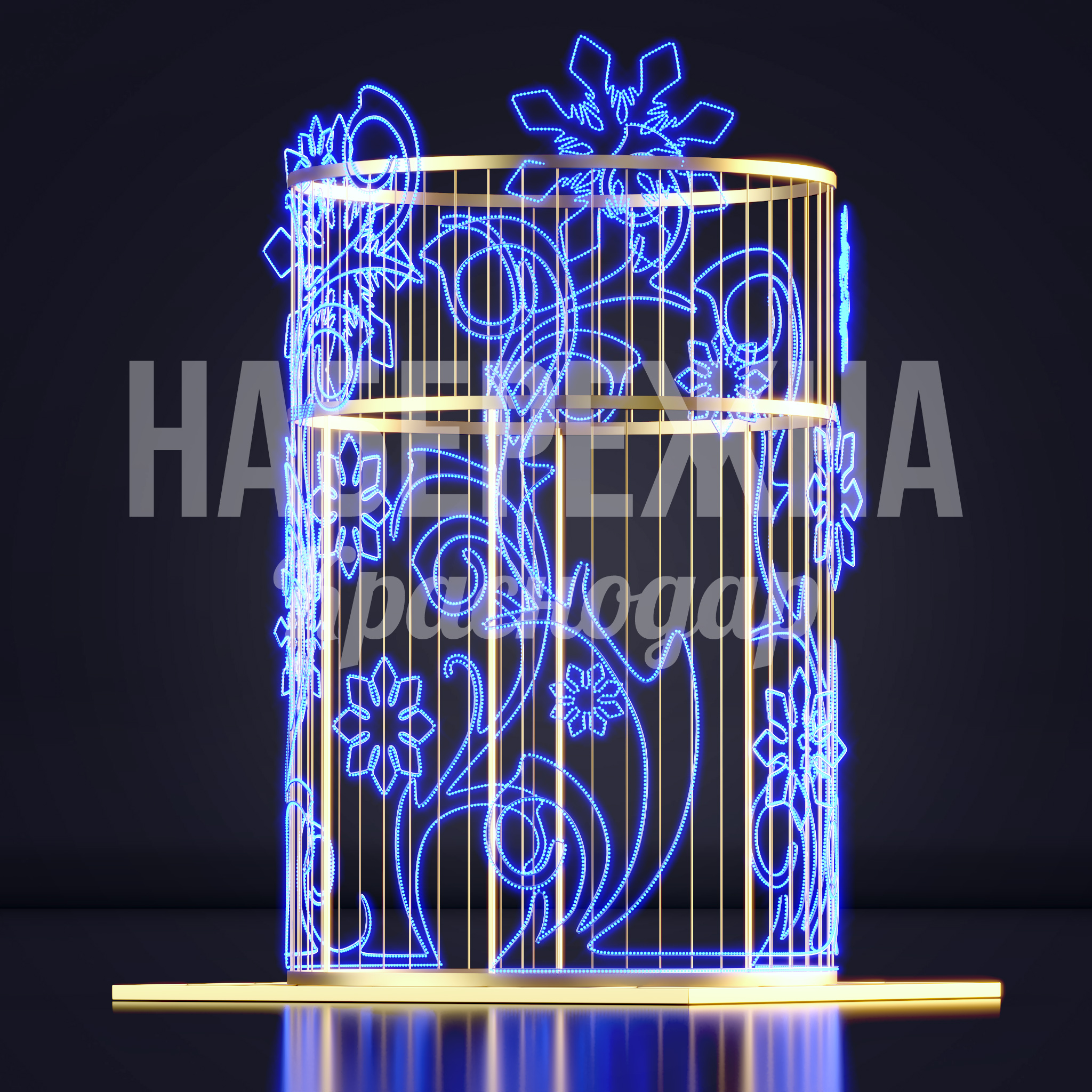 Новогодняя инсталляция Ine - фото 1