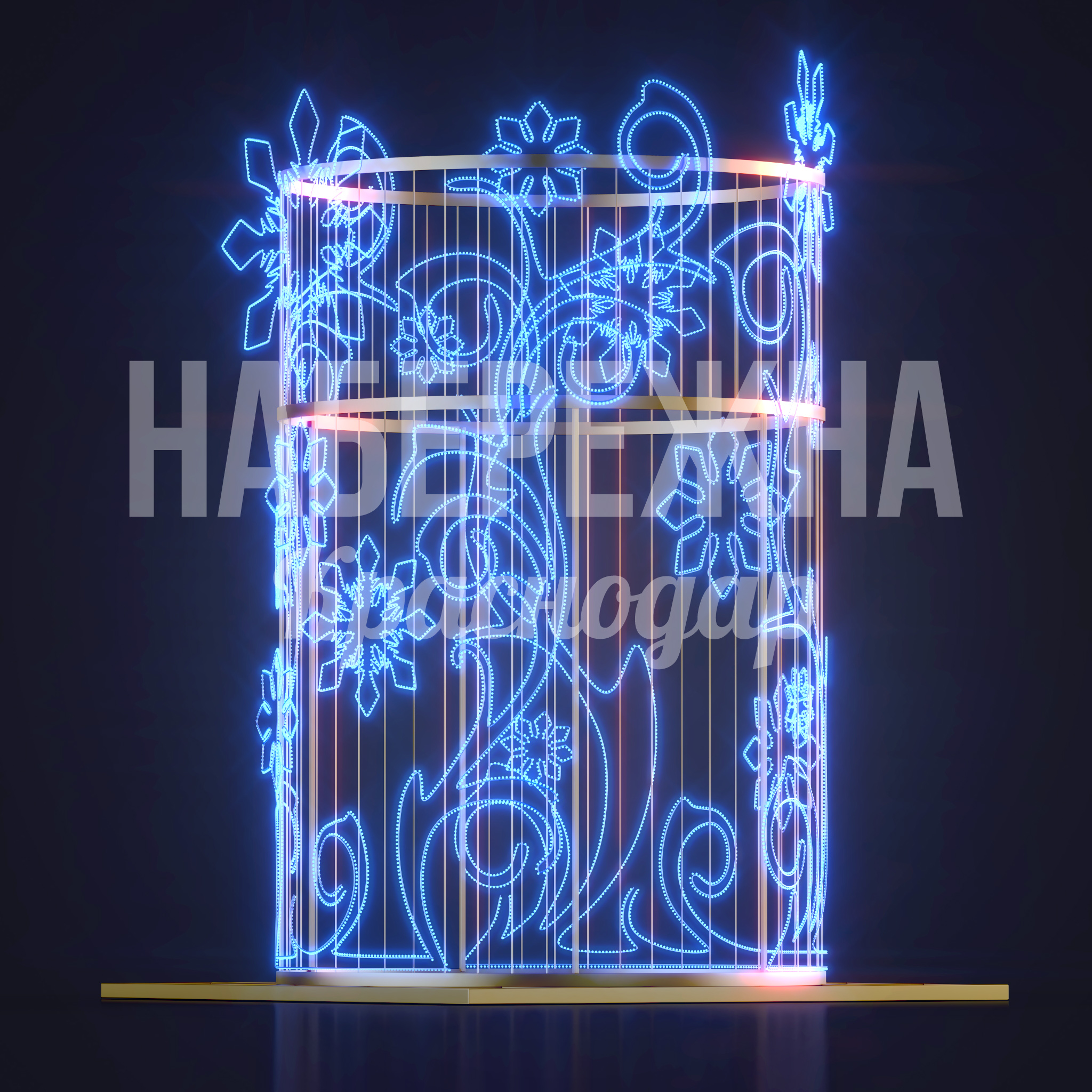 Новогодняя инсталляция Ine - фото 3