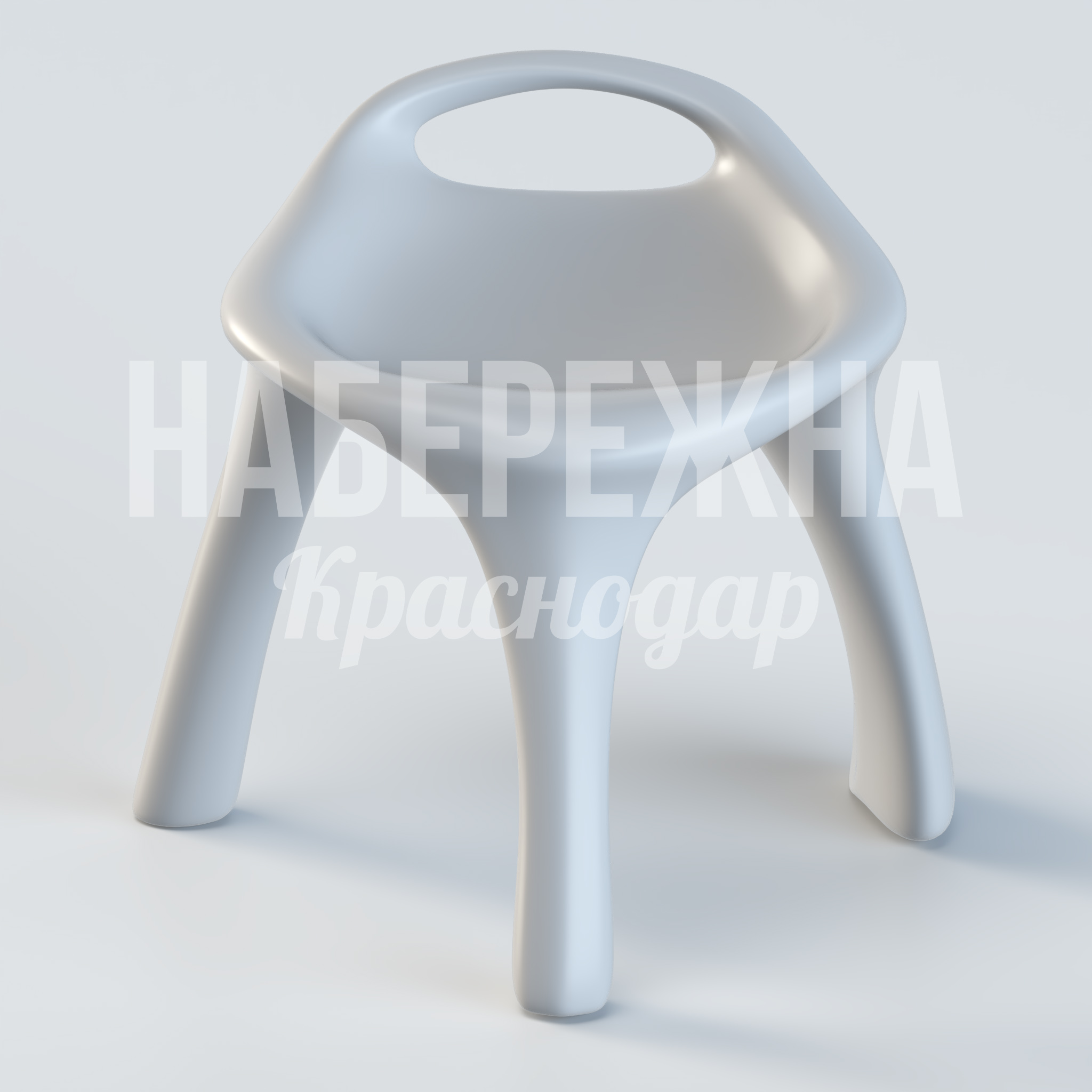 Табурет Pia Cuypoidbi - купить, 670x700x550 мм, Стеклопластик