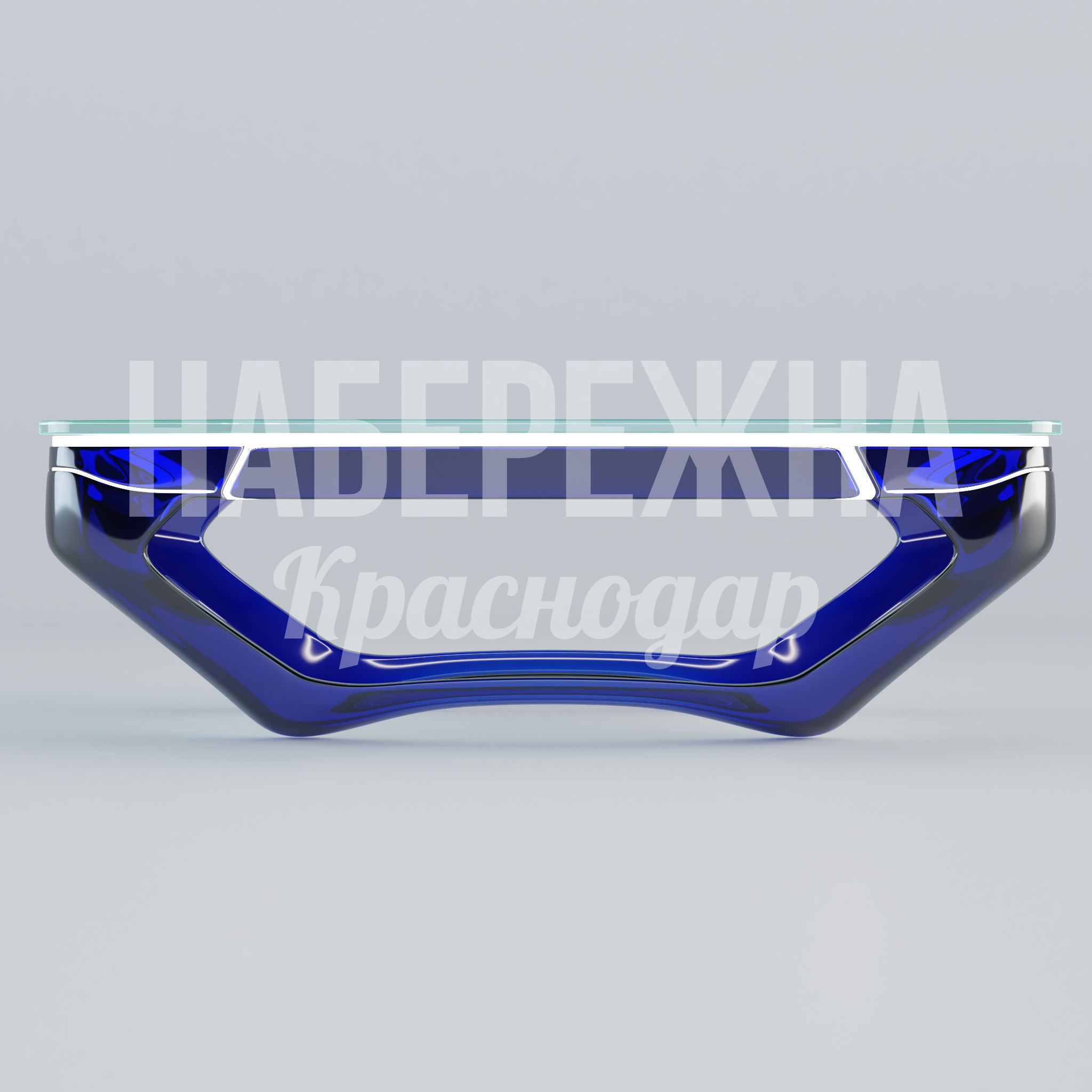 Столик Jucvun — купить, SYN-23.008 | Набережна Столик Jucvun - купить, 1350x3400x1000 мм, Подсветка, Стеклопластик