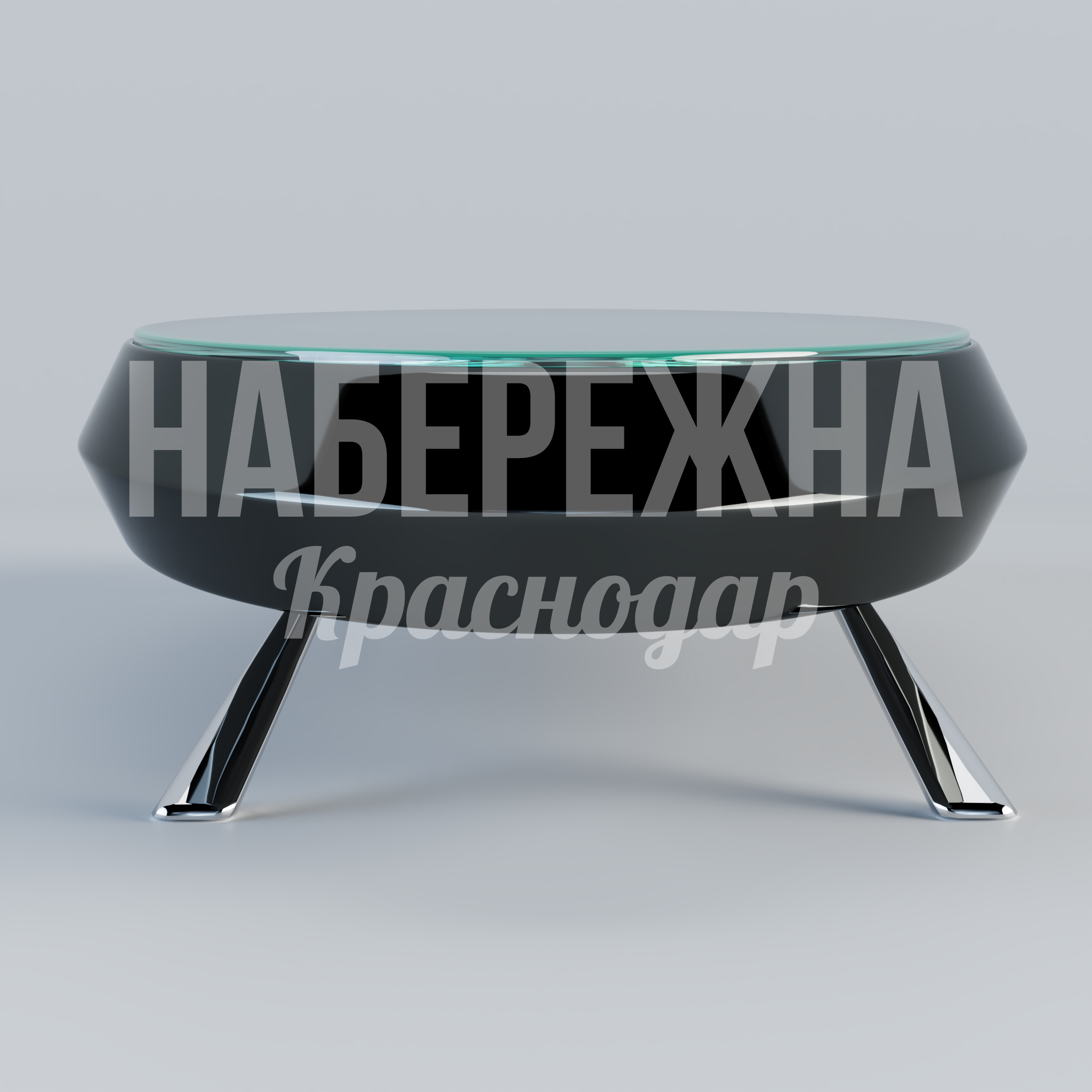 Столик Loe - заказать, Столы, Металл, Стеклопластик