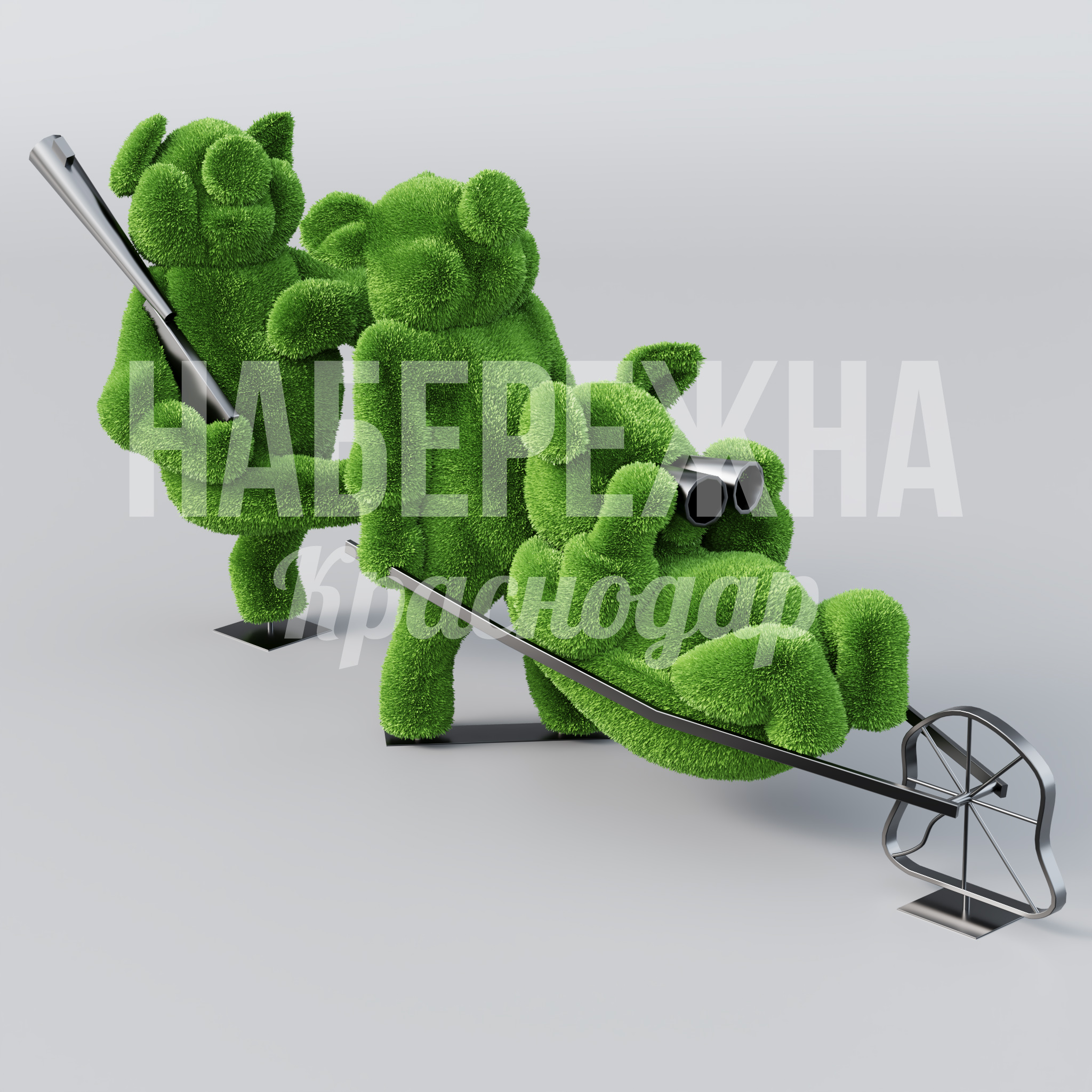 Три поросенка на охоте - фото 1