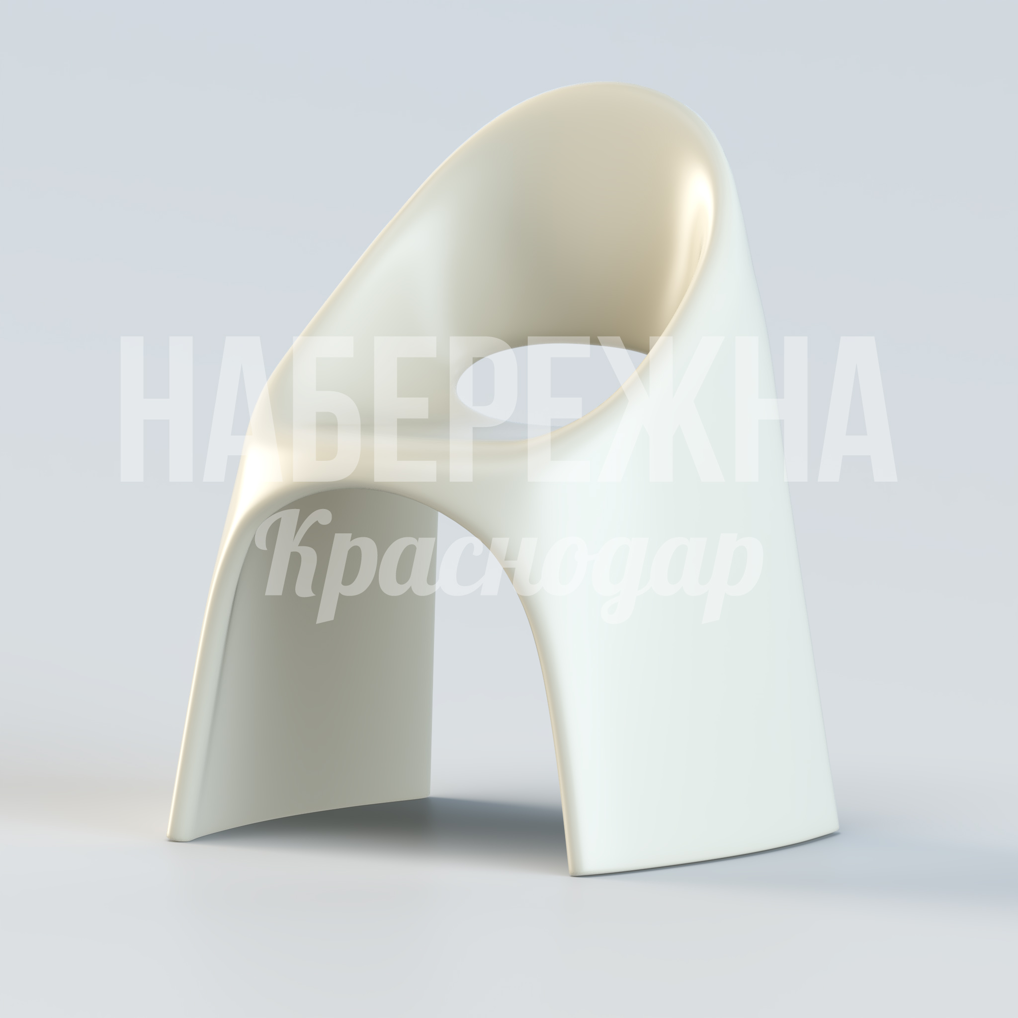 Стул Bocroftu 580x680x870 мм. UST-20.023 Стул с обтекаемой формой и высокой спинкой. Не требует обслуживания, устойчив к осадкам и УФ-лучам.