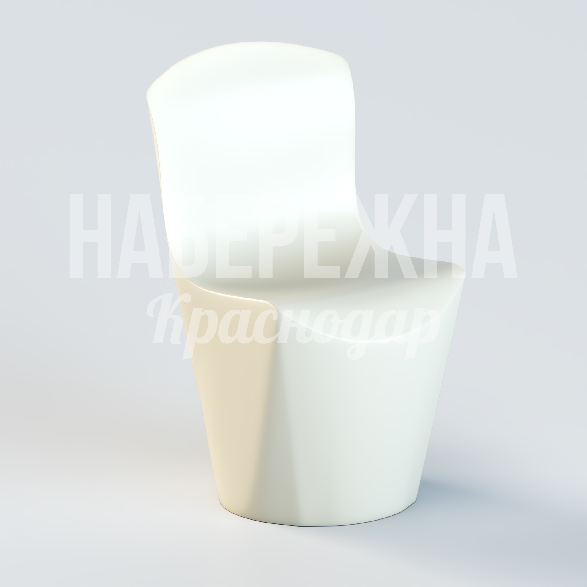 Стул Fepsi 570x500x830 мм. UST-20.025 Стул для общественных пространств с эргономичной спинкой, выдерживает интенсивную нагрузку и любые погодные условия.