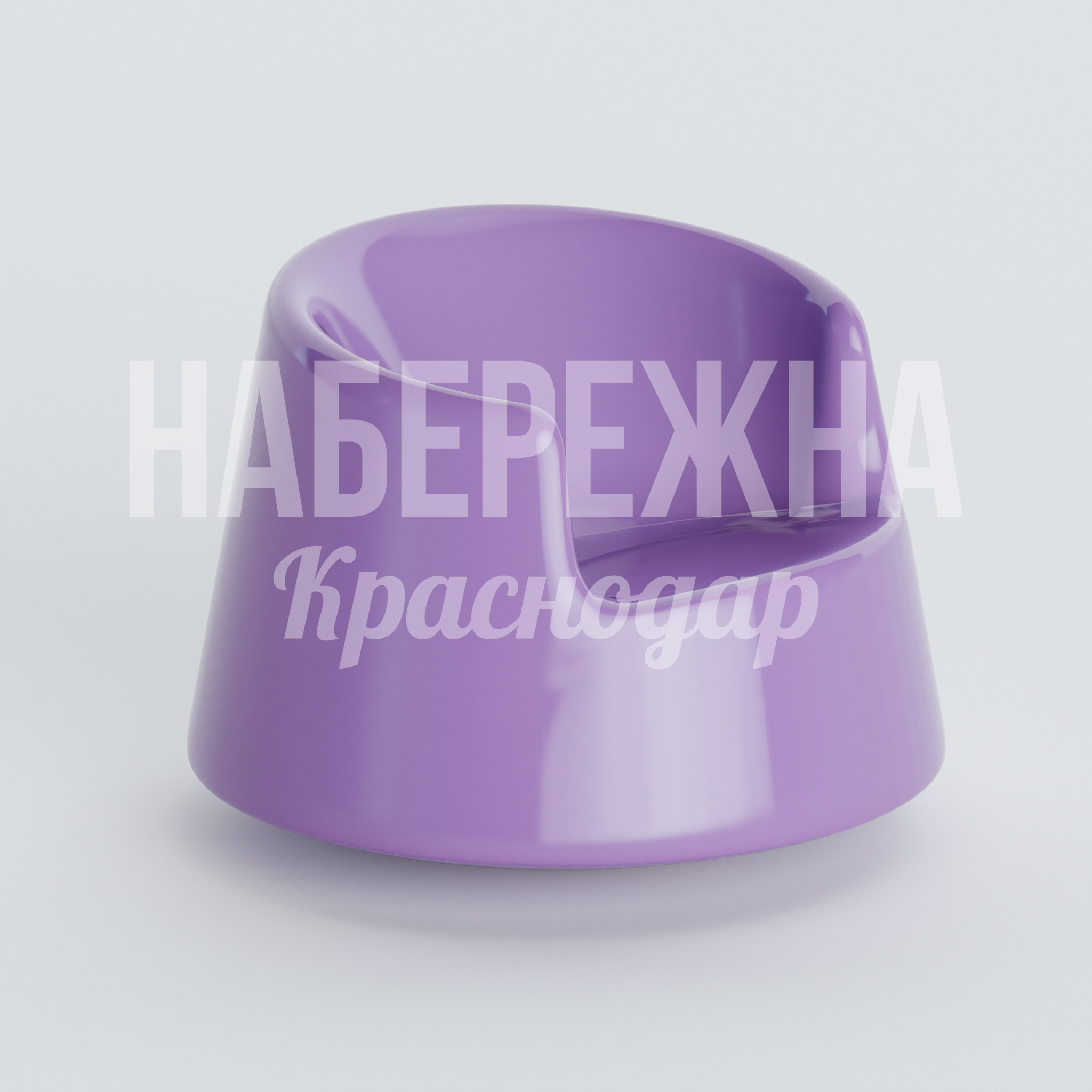 Сиденье Sumle 680x680x500 мм. UST-20.031 Сиденье из прочного композита с эргономичной формой. Выдерживает высокие нагрузки, подходит для парков и зон отдыха.