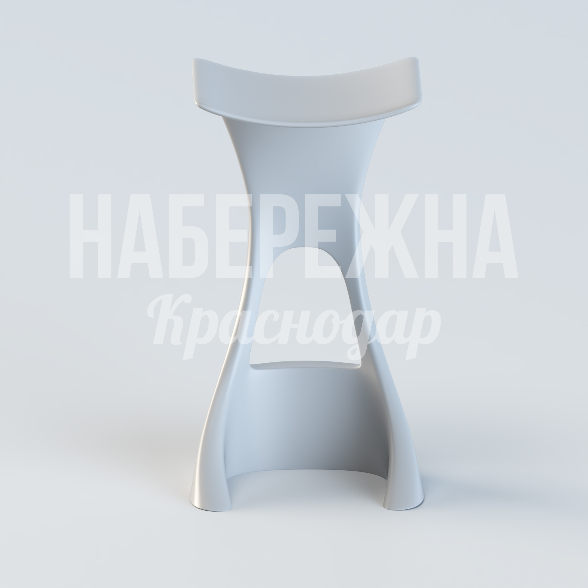 Барный стул Tiilei - купить, 890x935x1710 мм, Стеклопластик