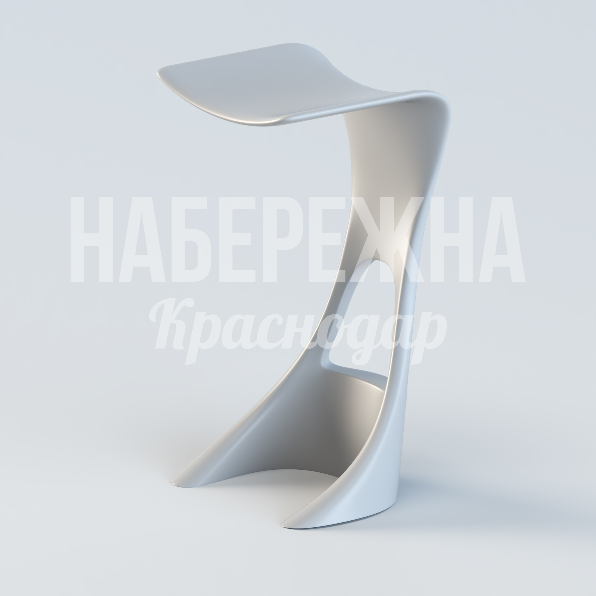 Барный стул Tiilei 890x935x1710 мм. UST-20.049 Барный стул с обтекаемой формой и монолитным корпусом. Не требует сборки, устойчив к влаге и перепадам температур.