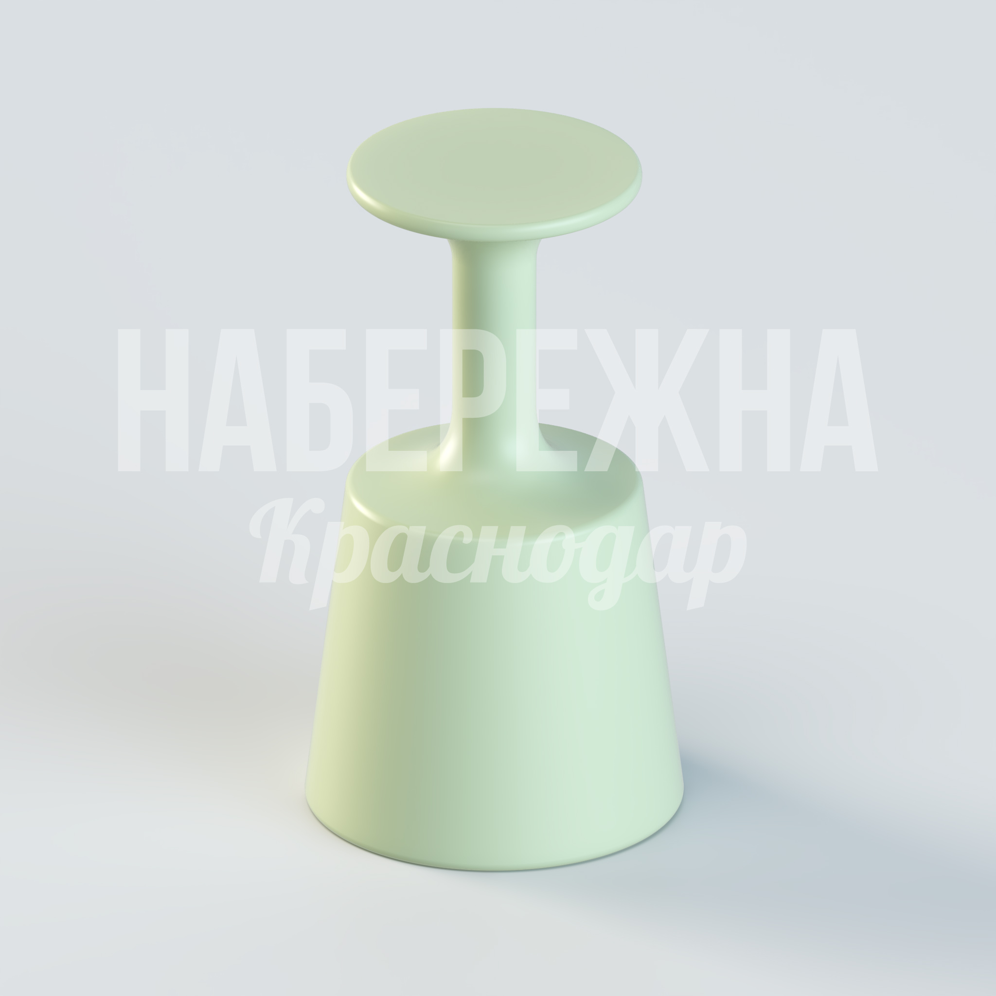 Барный стул Sesyofo 450x450x750 мм. UST-20.067 Барный стул из стеклопластика с монолитной конструкцией. Выдерживает высокие нагрузки в кафе и коворкингах.