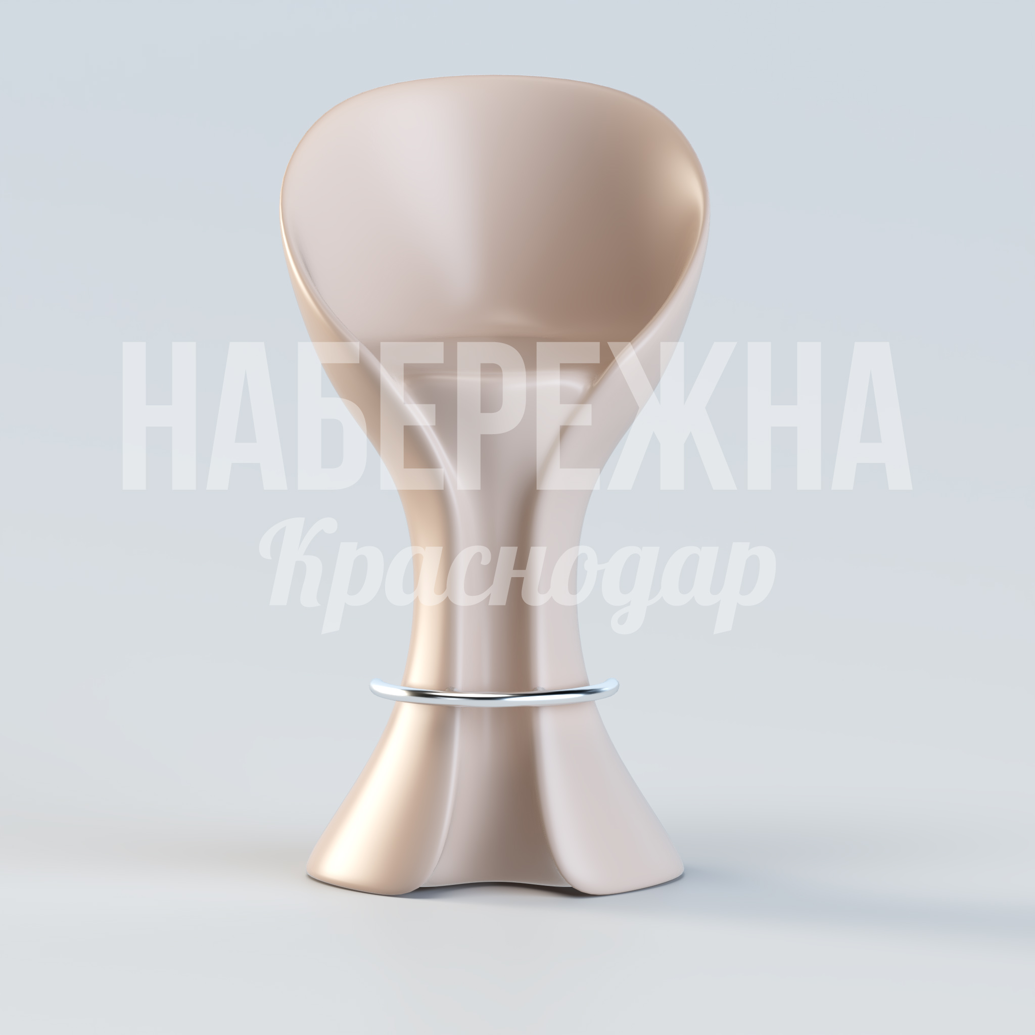 Барный стул Yulhihno — купить, UST-20.162 | Набережна Барный стул Yulhihno - купить, 600x570x1100 мм, Металл, Стеклопластик