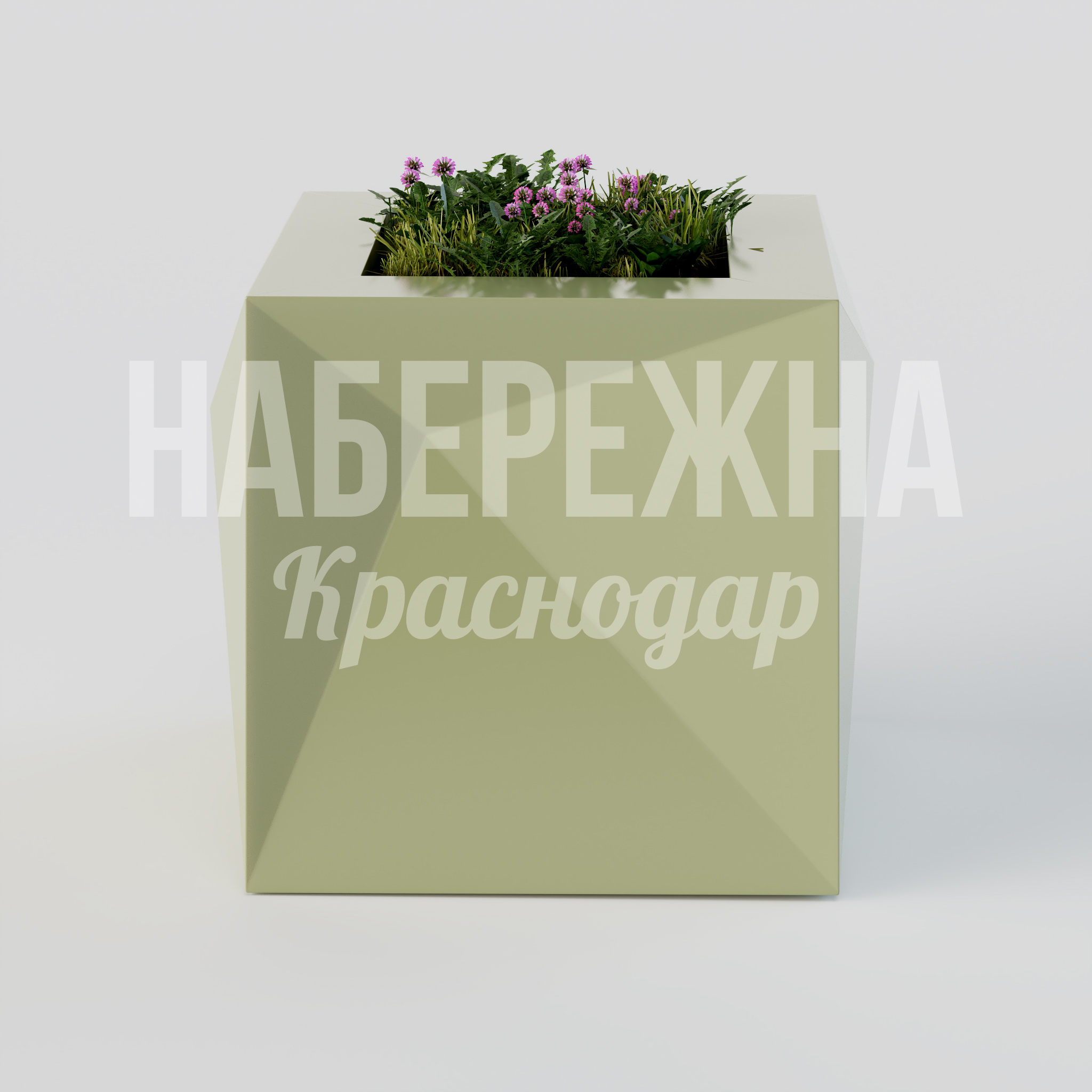 Вазон Heujvushö - купить, 400x470x400 мм, Стеклопластик