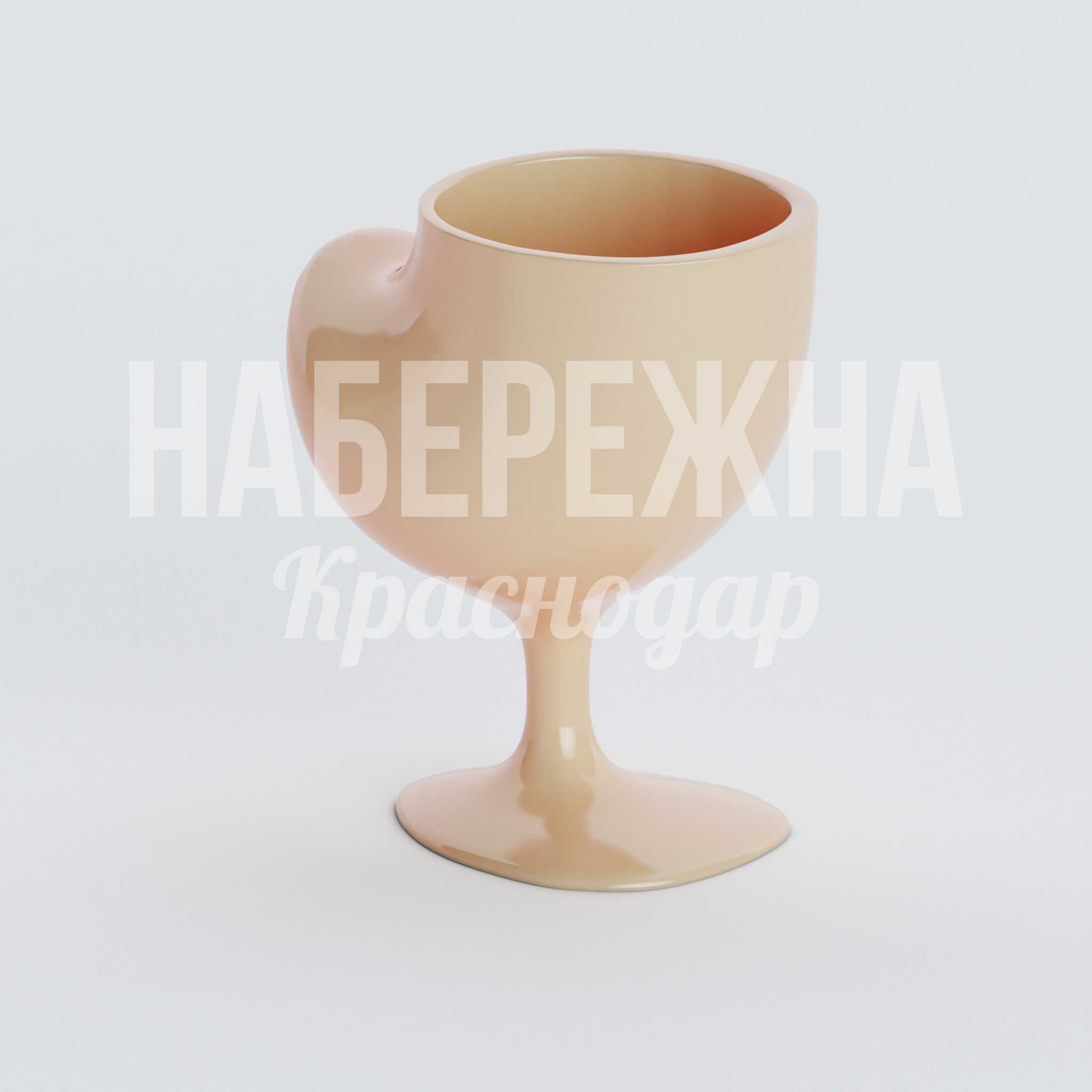 Вазон Cåt 370x500x580 мм. ZVA-20.023 Вазон с чашевидной конструкцией на устойчивой ножке. Покраска в любой цвет RAL. Не трескается и не выгорает.