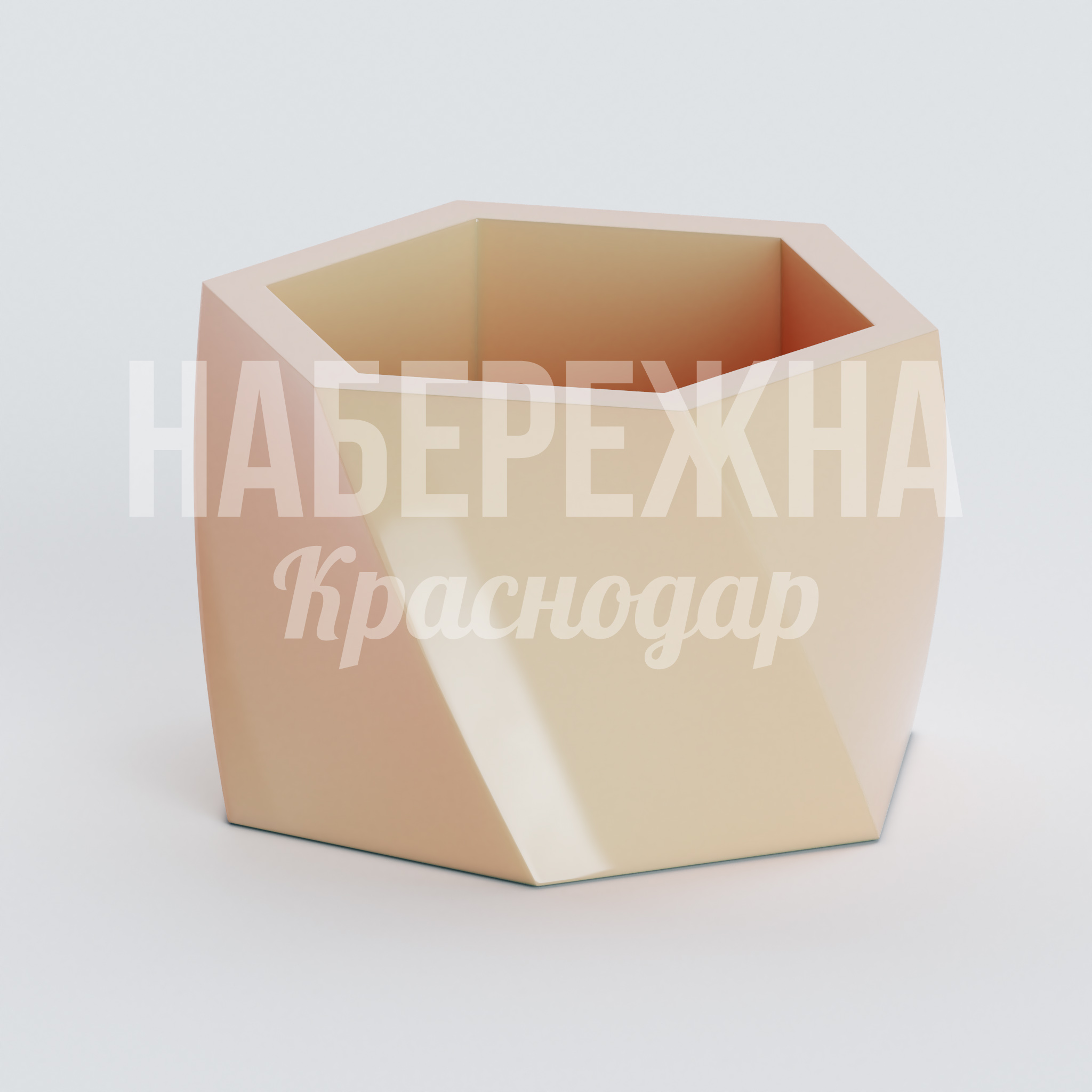 Вазон Ainpegva — купить, ZVA-20.049 | Набережна Вазон Ainpegva 520x520x330 мм. ZVA-20.049 Вазон с геометричным дизайном для озеленения общественных пространств, устойчив к осадкам и перепадам температур.