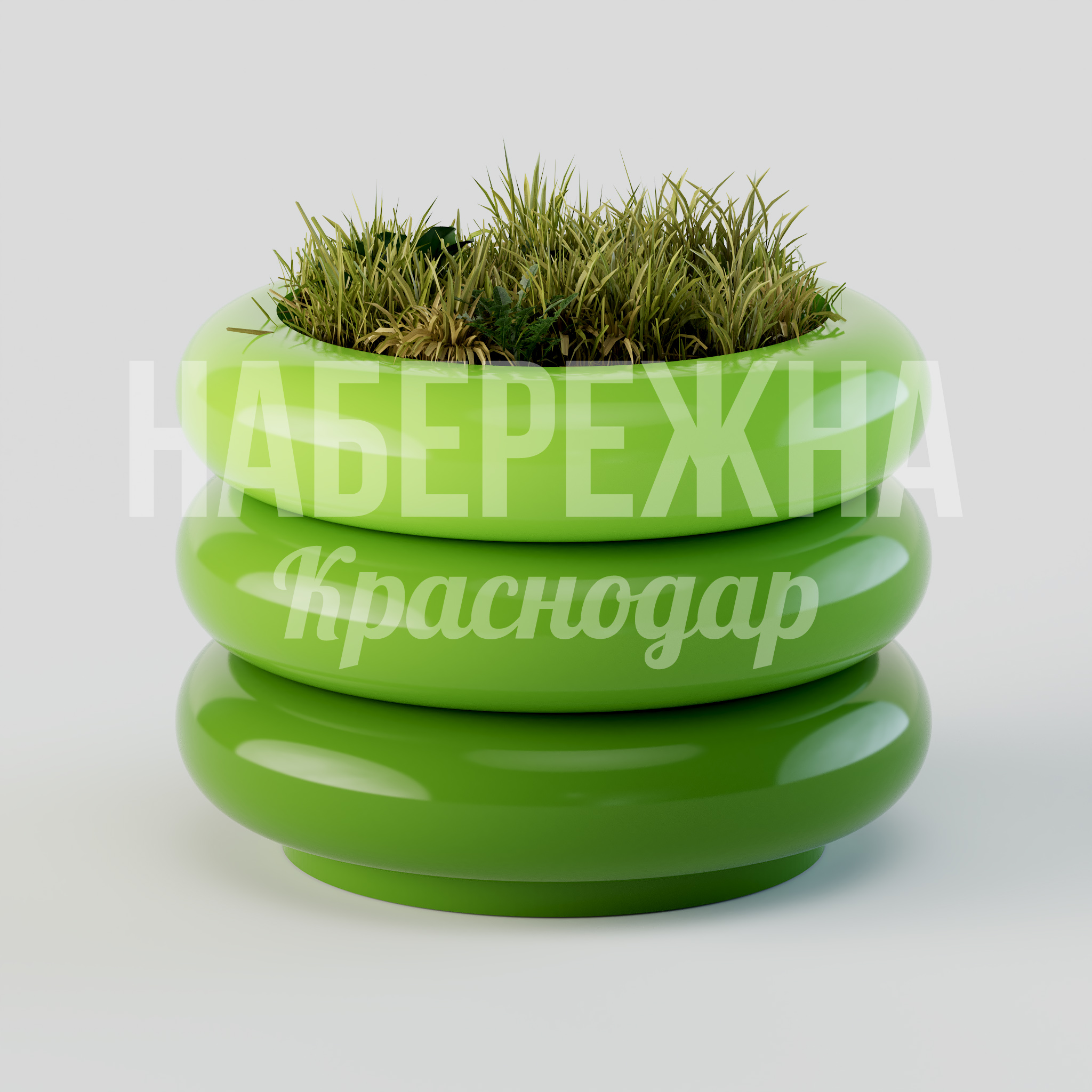 Кашпо Heebfo M 700x700x500 мм. ZVA-20.057 Кашпо с многоярусной конструкцией для озеленения общественных пространств. Устойчиво к осадкам и УФ-лучам.