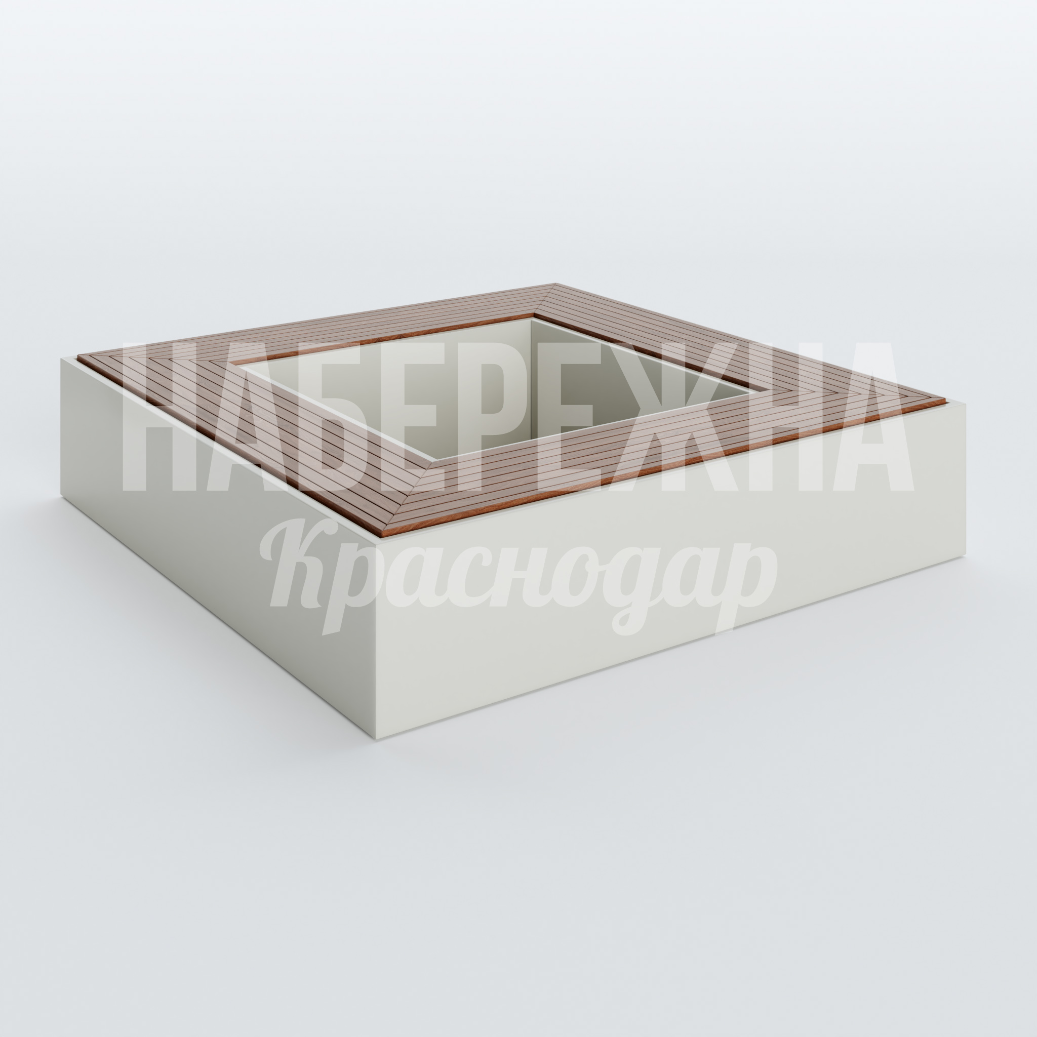 Квадратная лавочка Reskab - фото 1