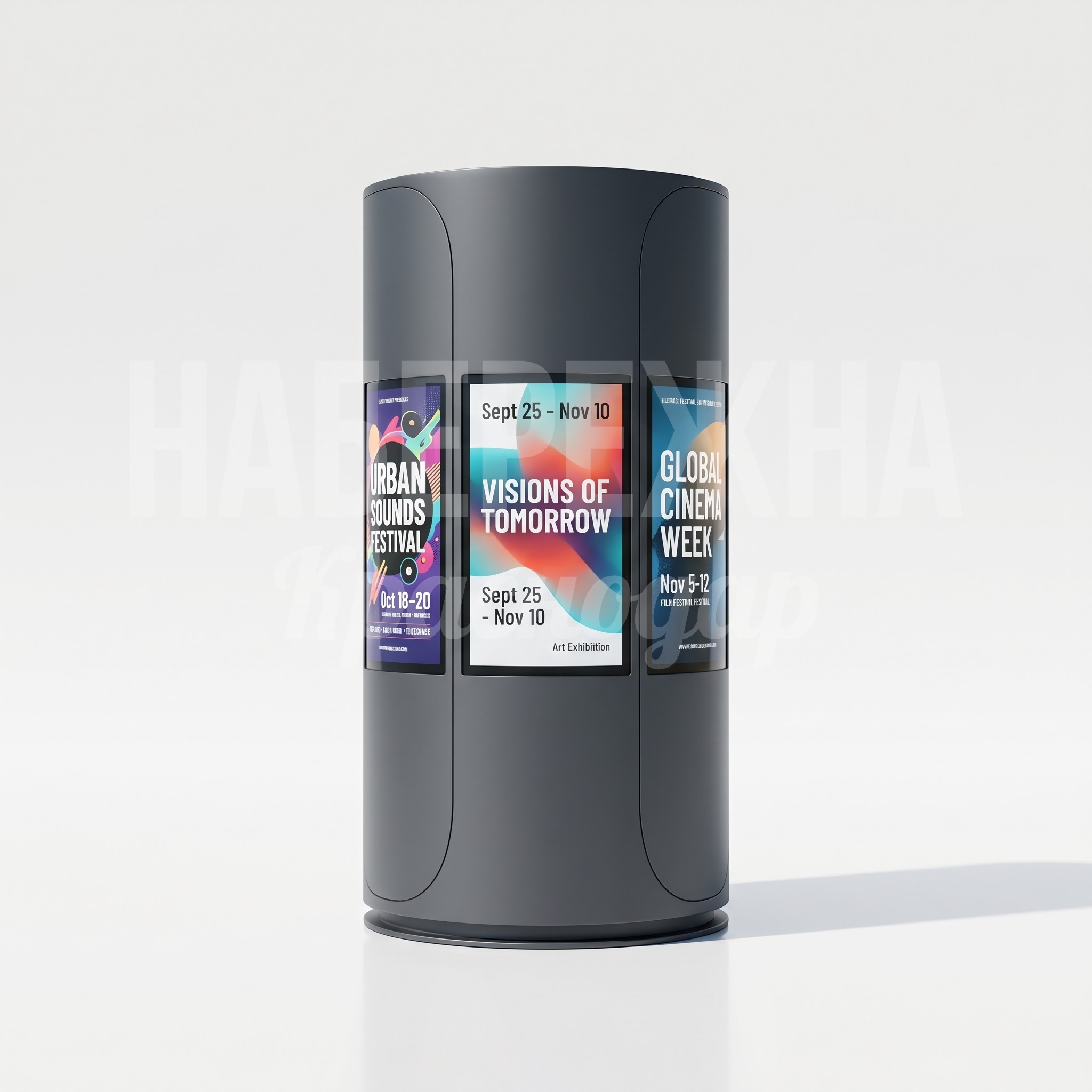 Афишная тумба для города Yuyti