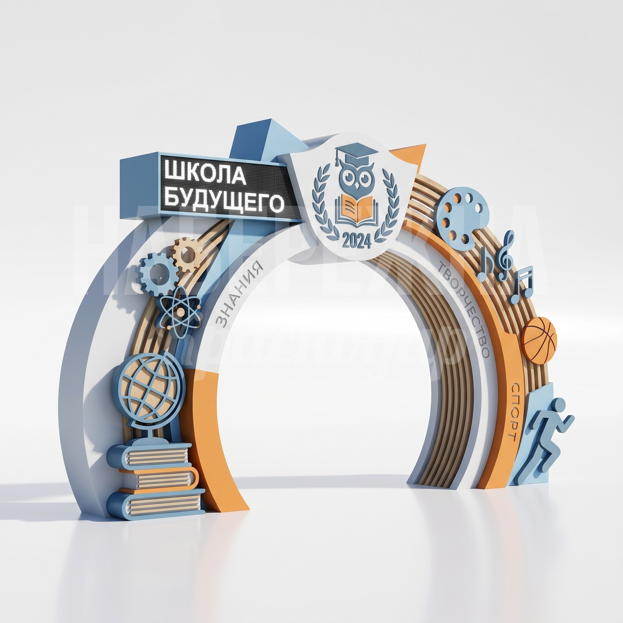 Арка для школьного двора Vionrå