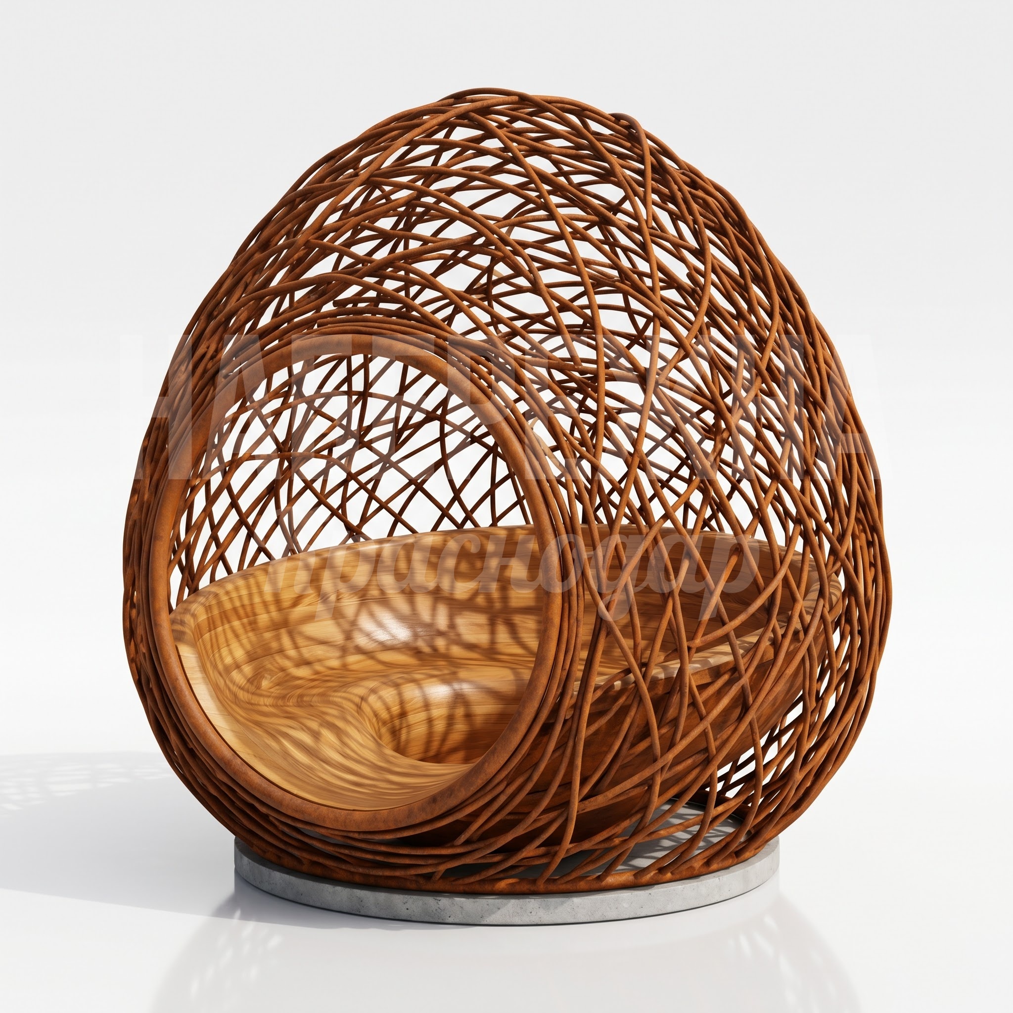 Арт-объект металлические прутья Rusve