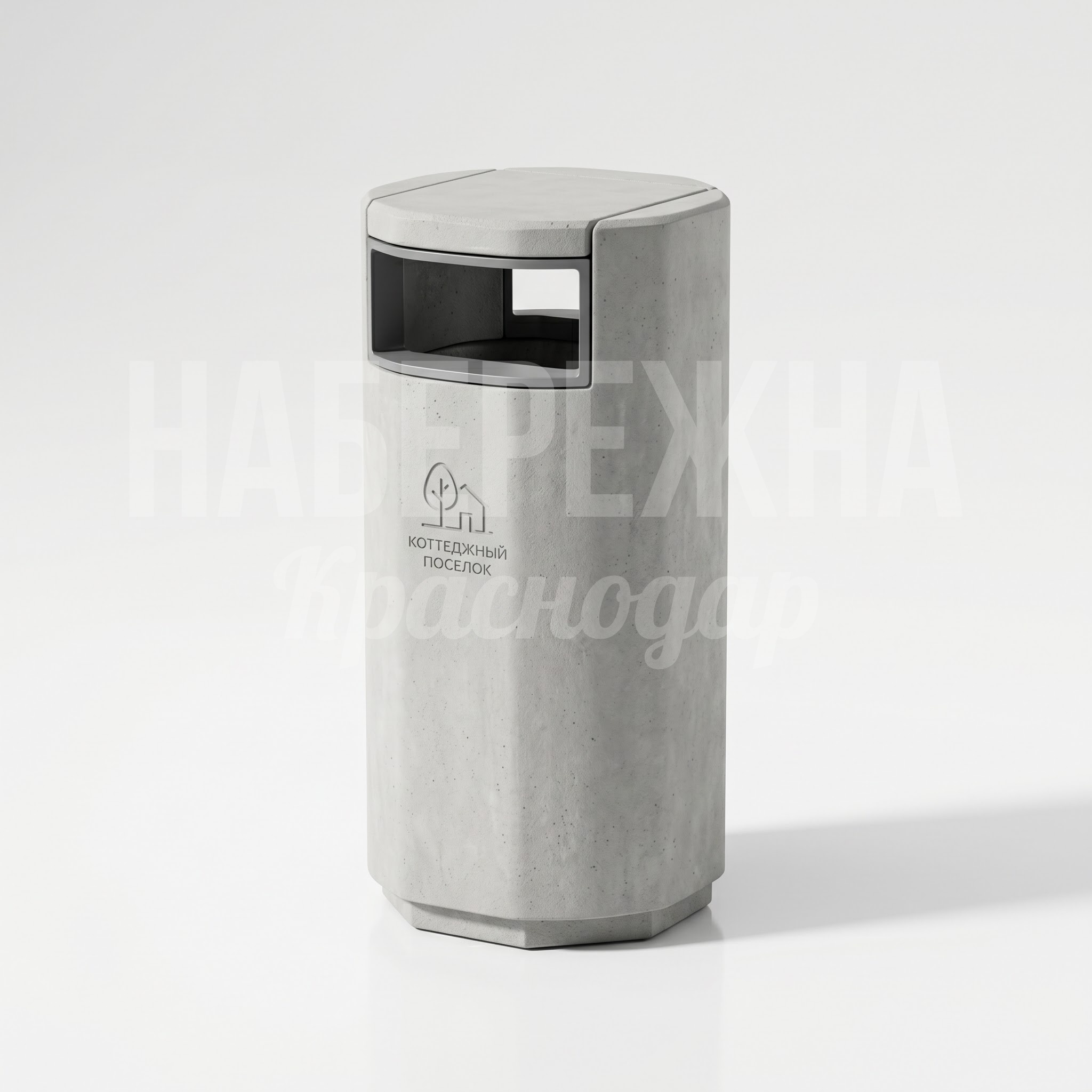 Бетонная урна для коттеджного поселка Mivis