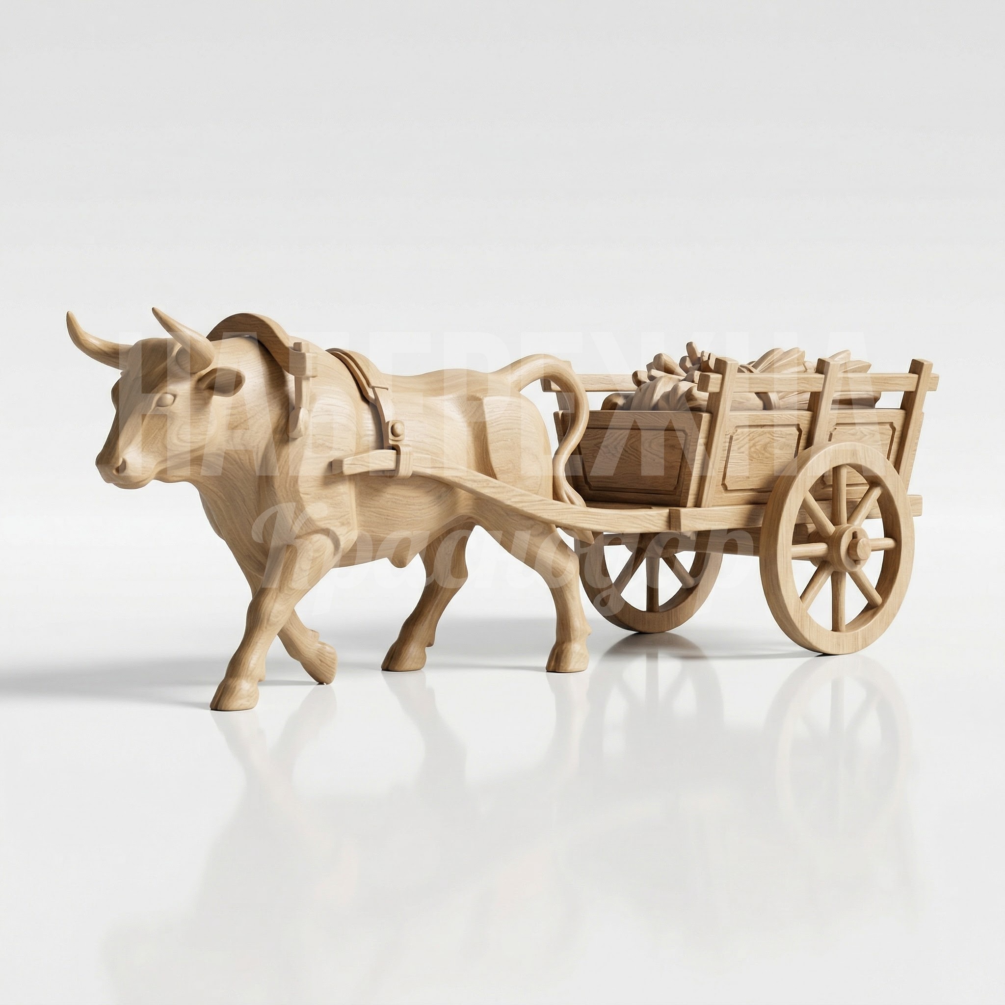 Бык с телегой Jojum