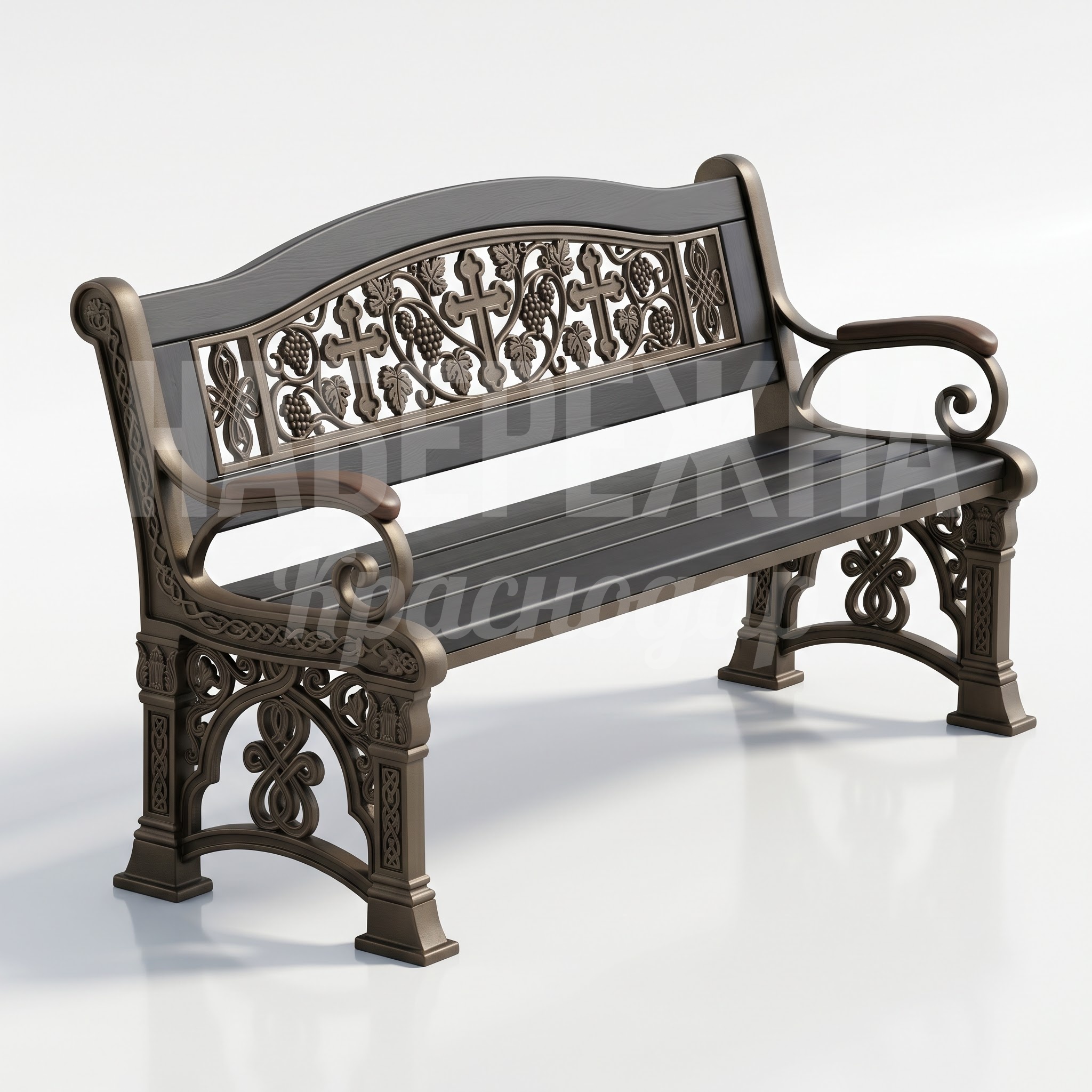 Чугунная скамейка для храма Möisde