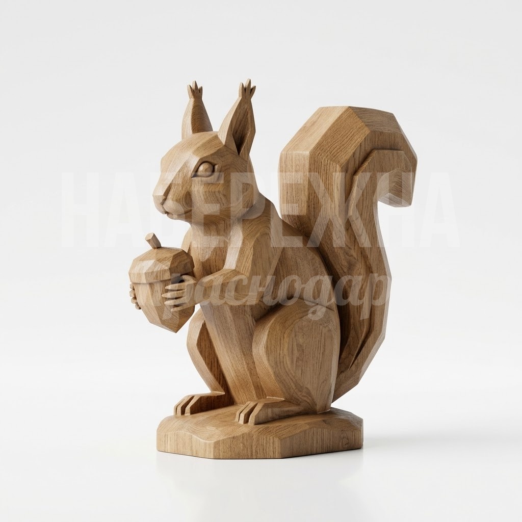 Деревянная белка Sålpep