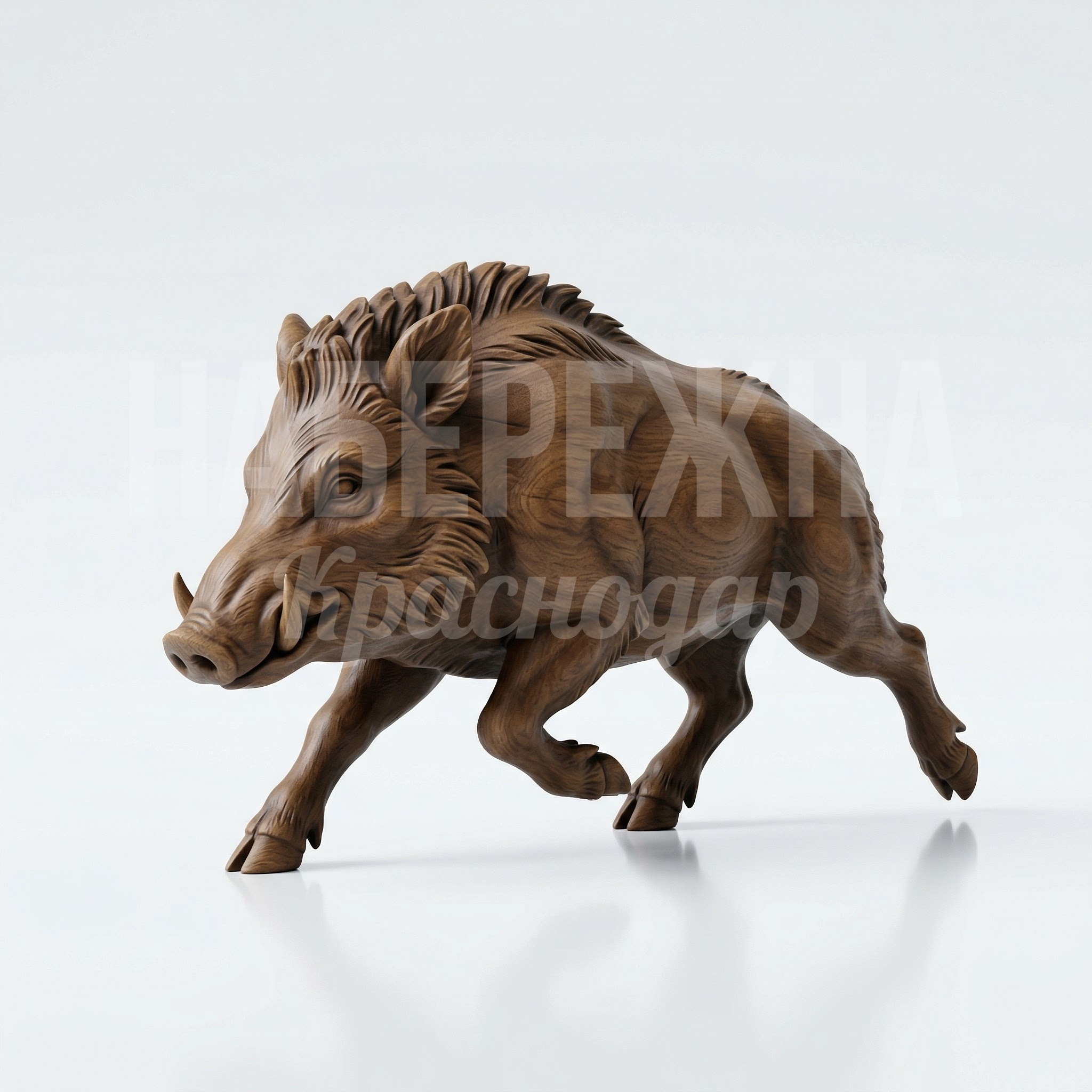 Деревянная фигура кабана Erfa