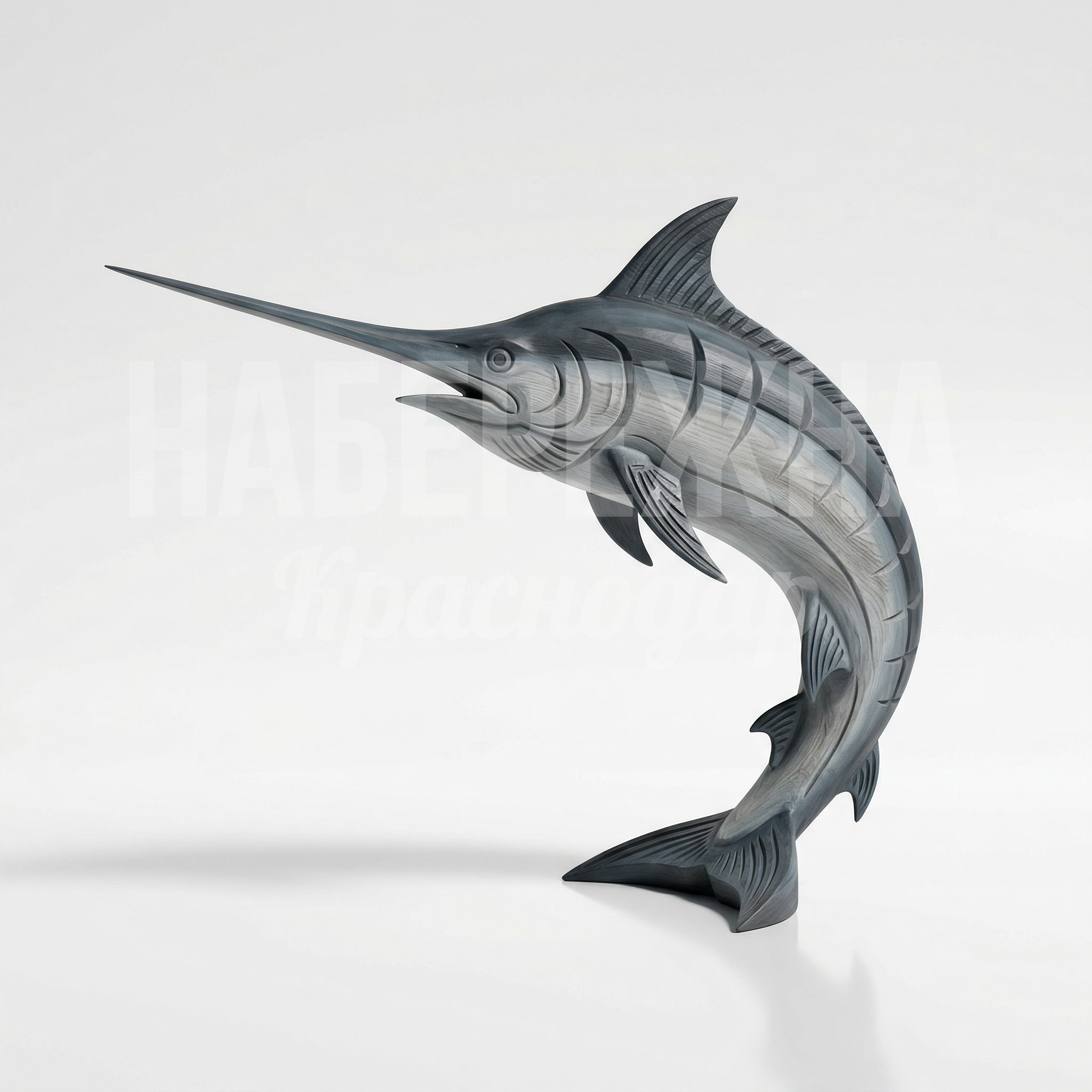 Деревянная фигура Рыба Меч