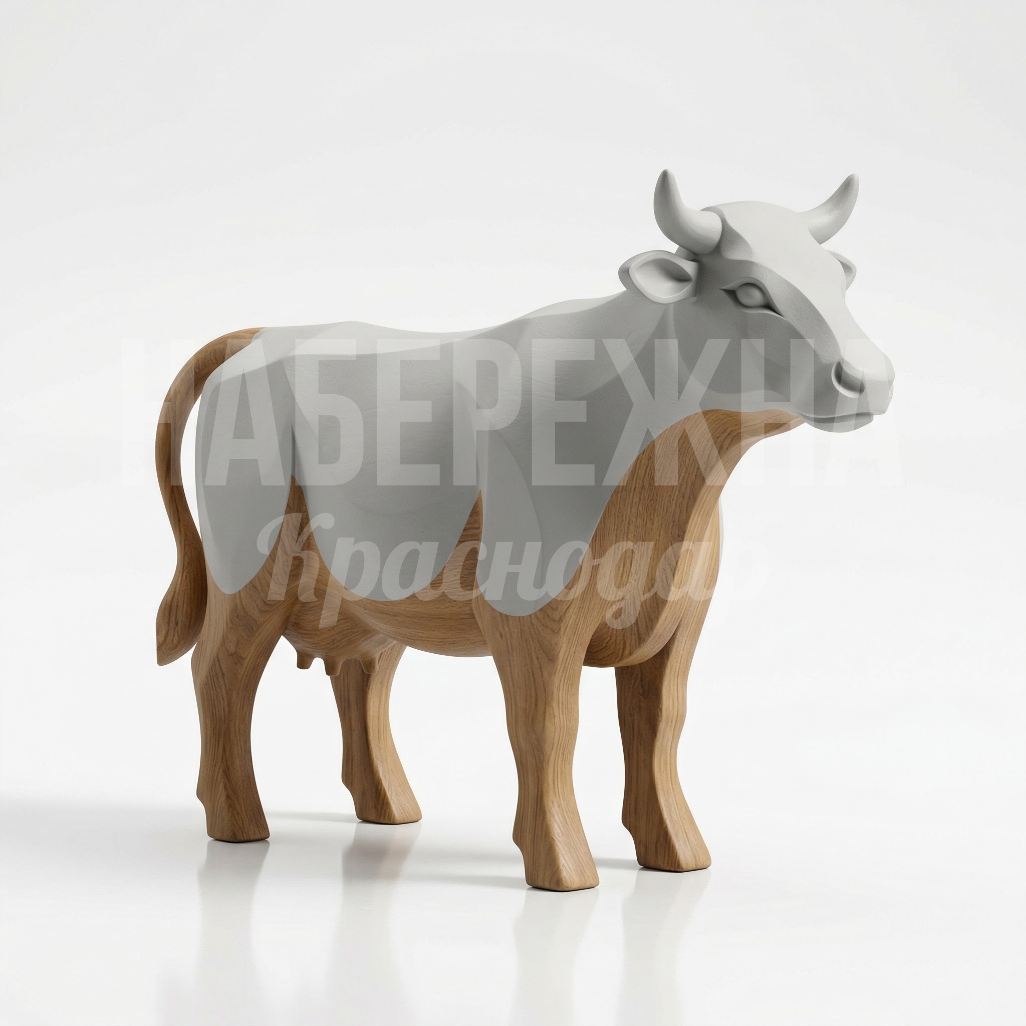 Деревянная корова Yåu