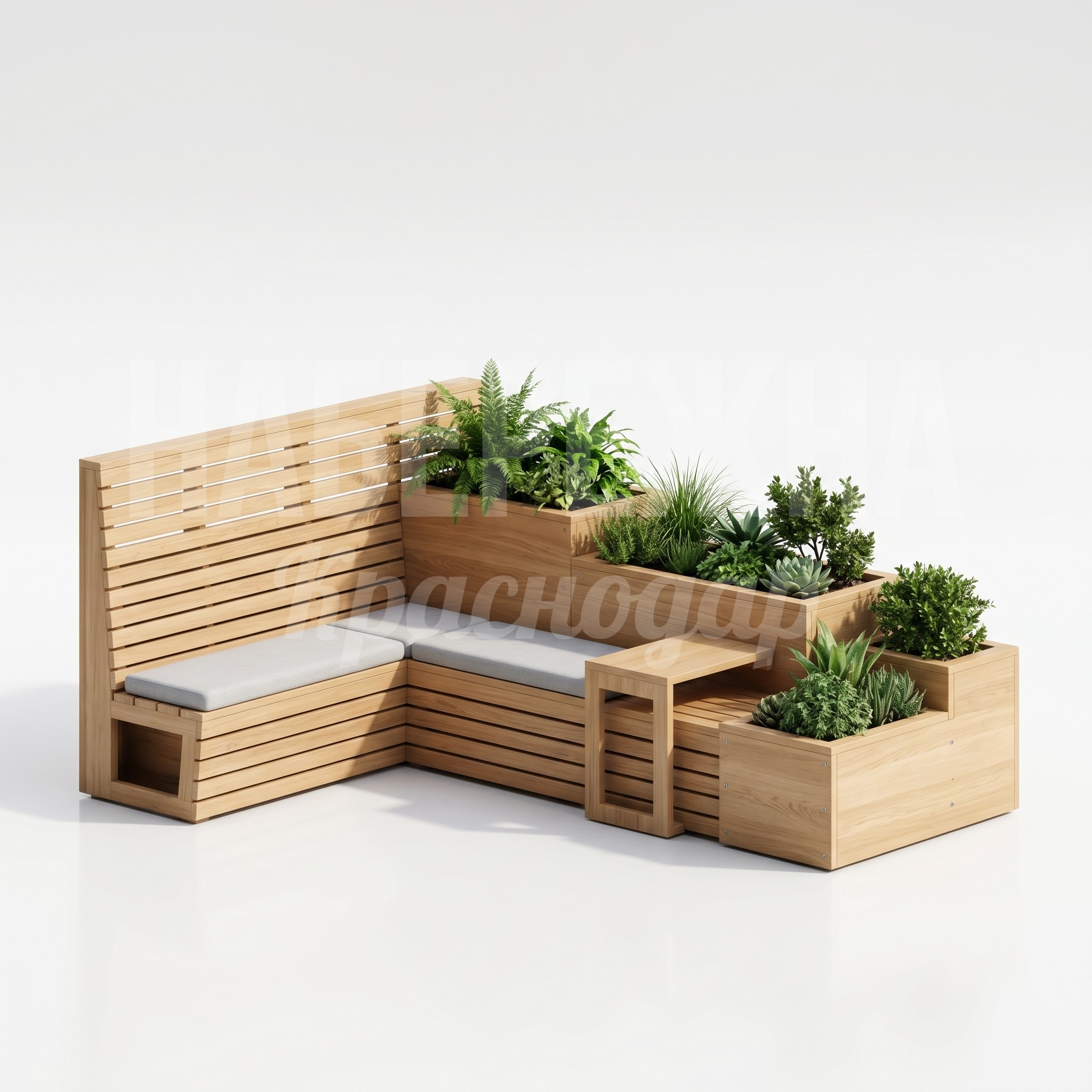 Деревянный парклет Lihumsi