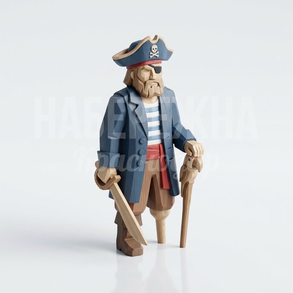 Деревянный пират Nölap