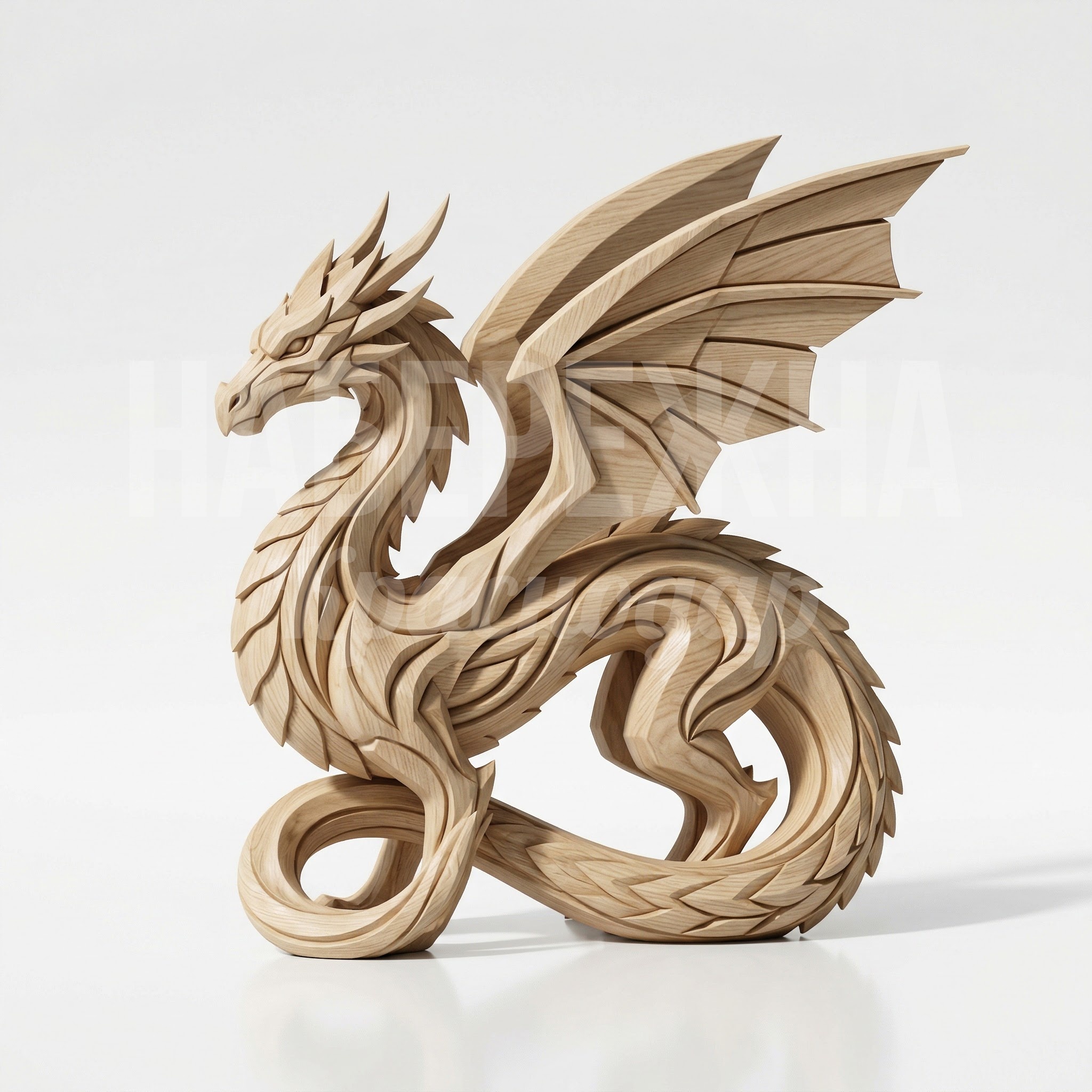 Дракон из дерева Tövloer