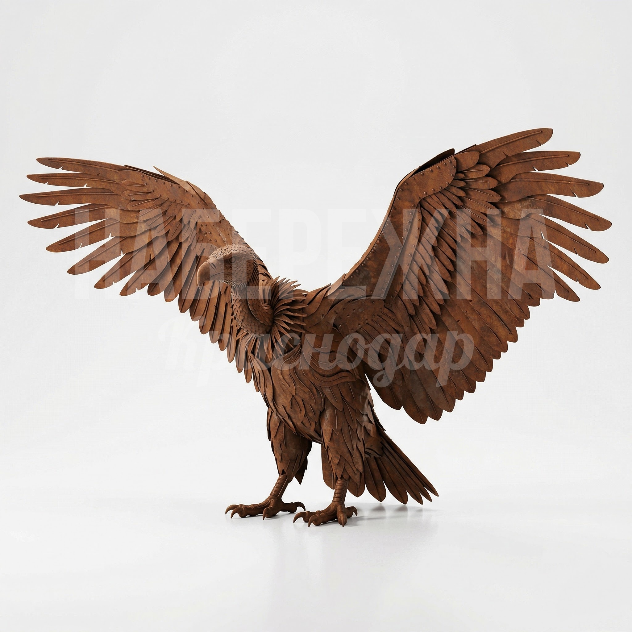 Фигура из кортеновской стали Гриф