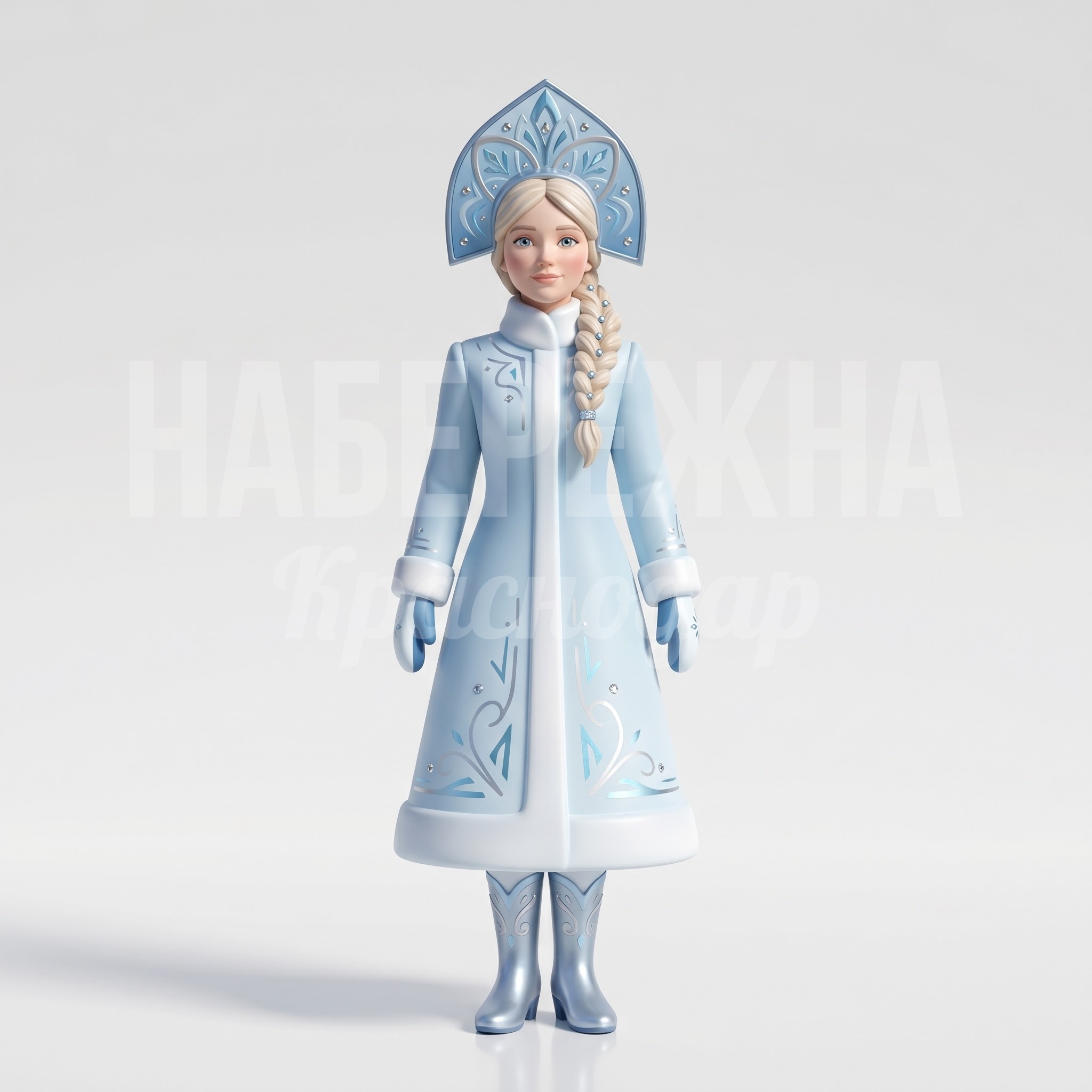 Фигура снегурочки уличная Puönmolta